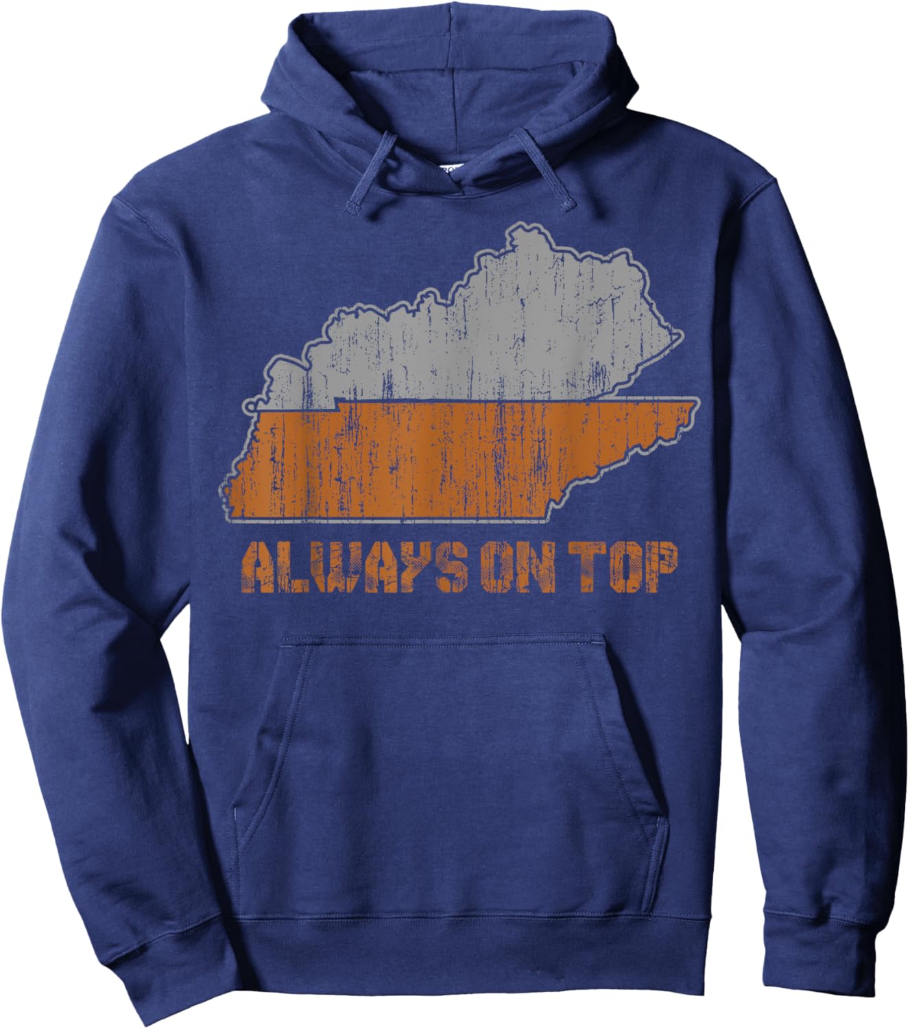 Always on top Kentucky Tennessee Hoodie - Hoodie | Navy