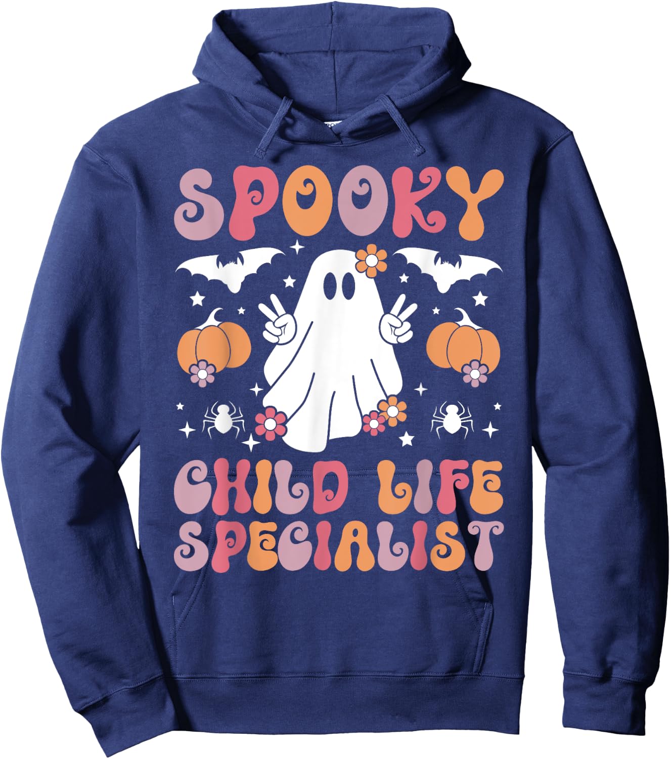 Spooky Child Life Specialist Halloween Hoodie - Hoodie | Navy