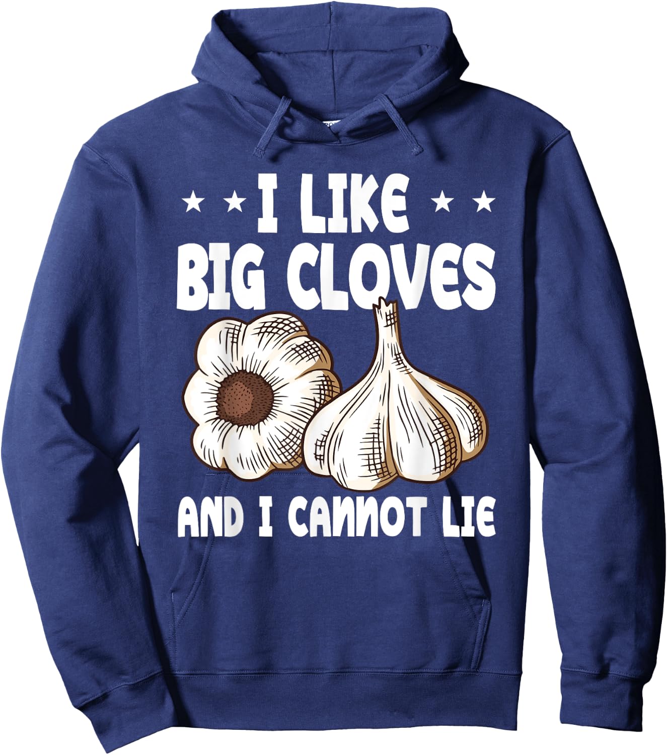 Funny Garlic Clove Lover Costume Love Spices Hoodie - Hoodie | Navy