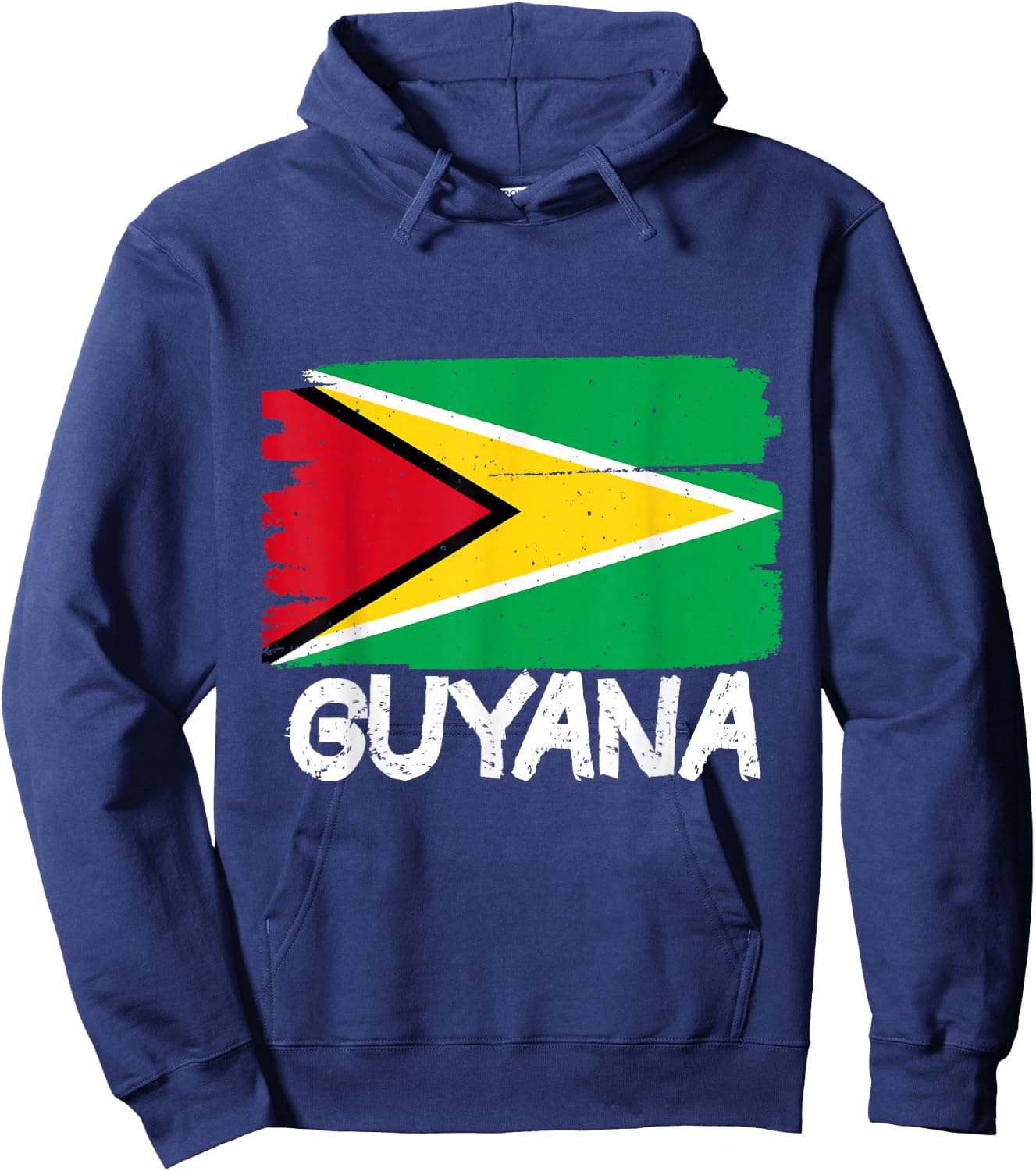 Cool Guyana Flag Hoodie - Hoodie | Navy