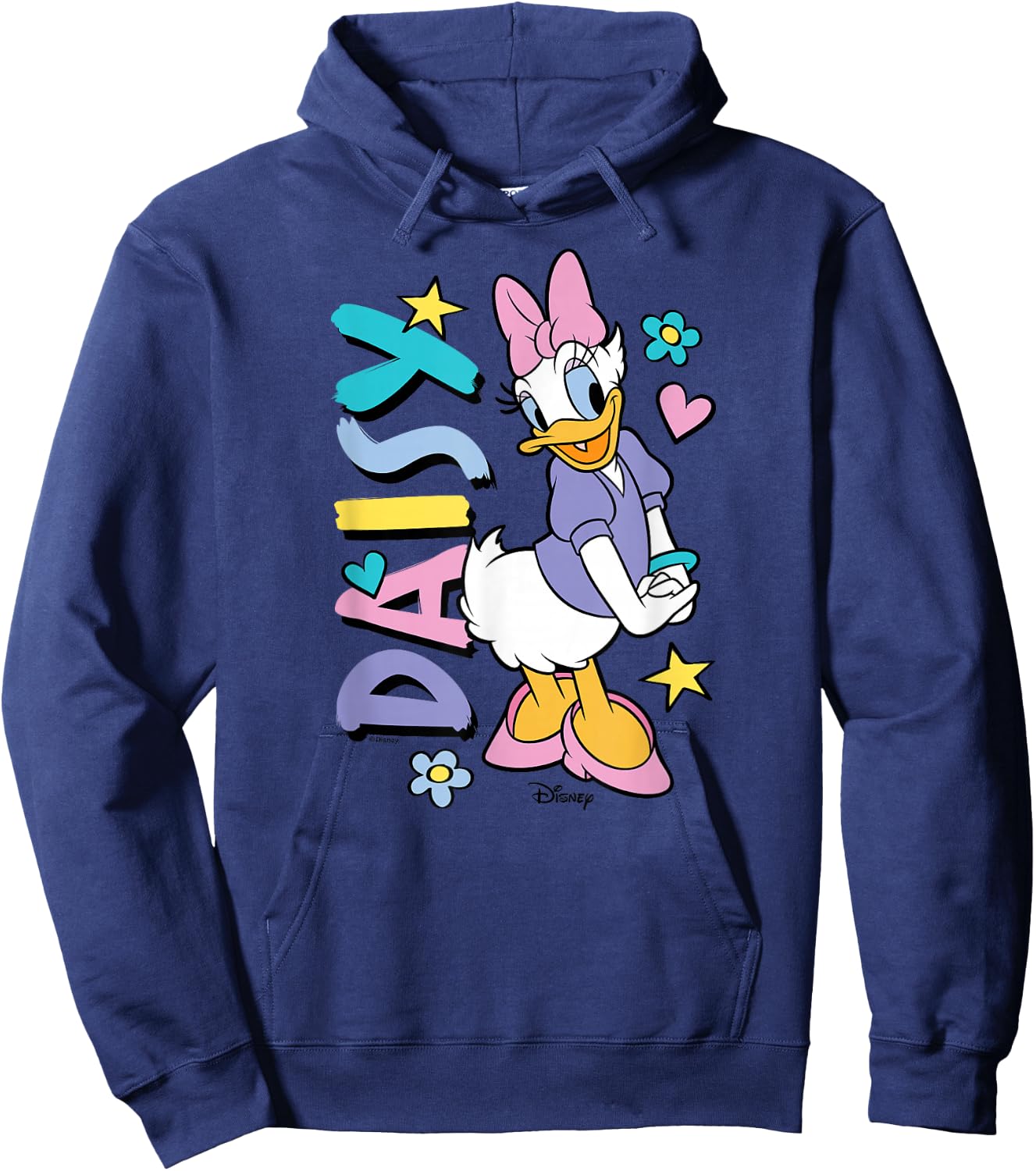 Daisy - Daisy Duck with Icons Hoodie - Hoodie | Navy