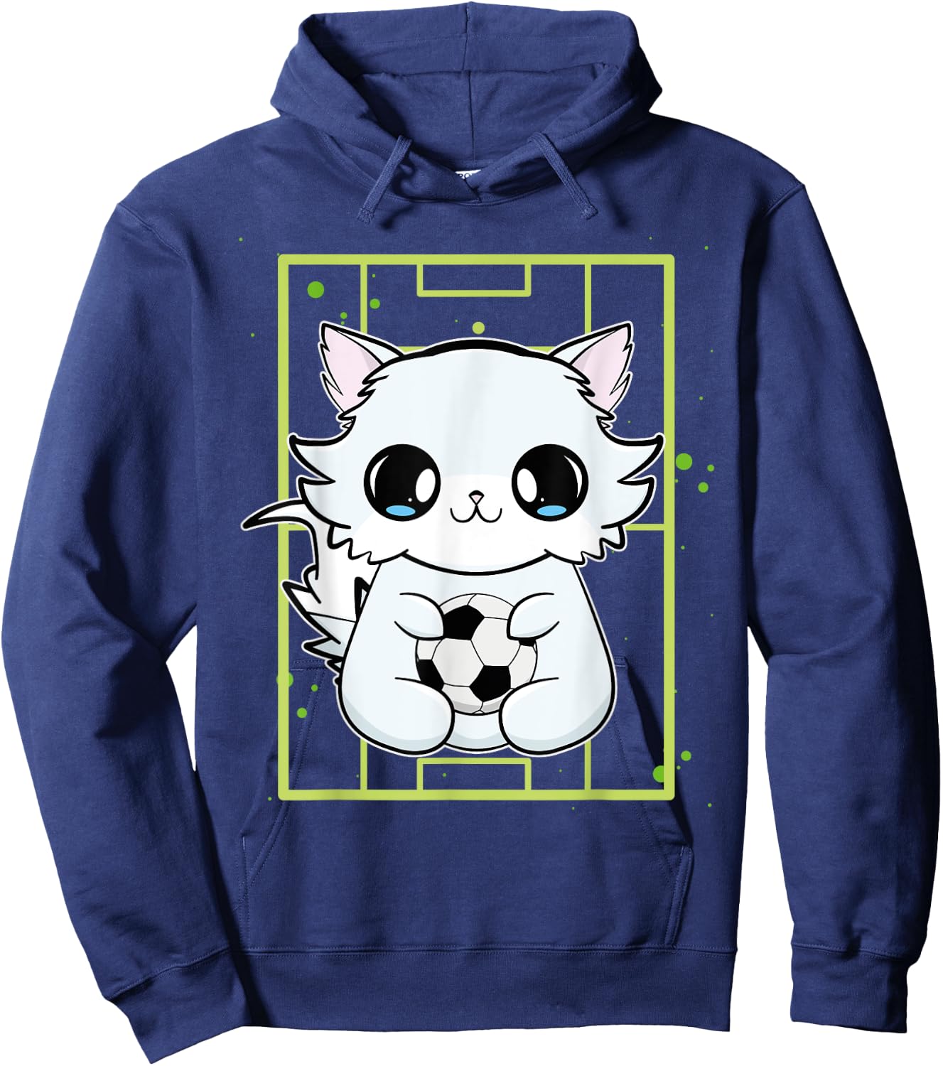 Arctic Fox Soccer Ball Hoodie - Hoodie | Navy