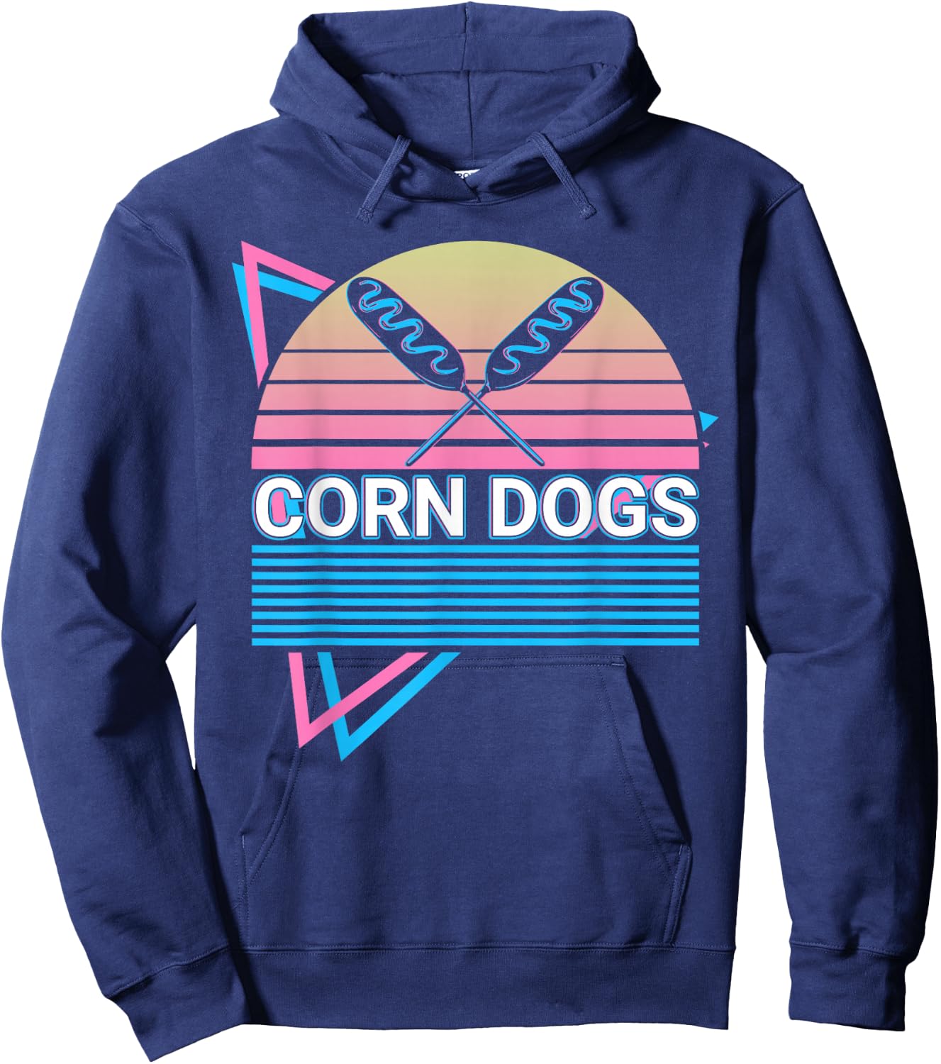 Corn Dogs Hot Dogs Hoodie - Hoodie | Navy