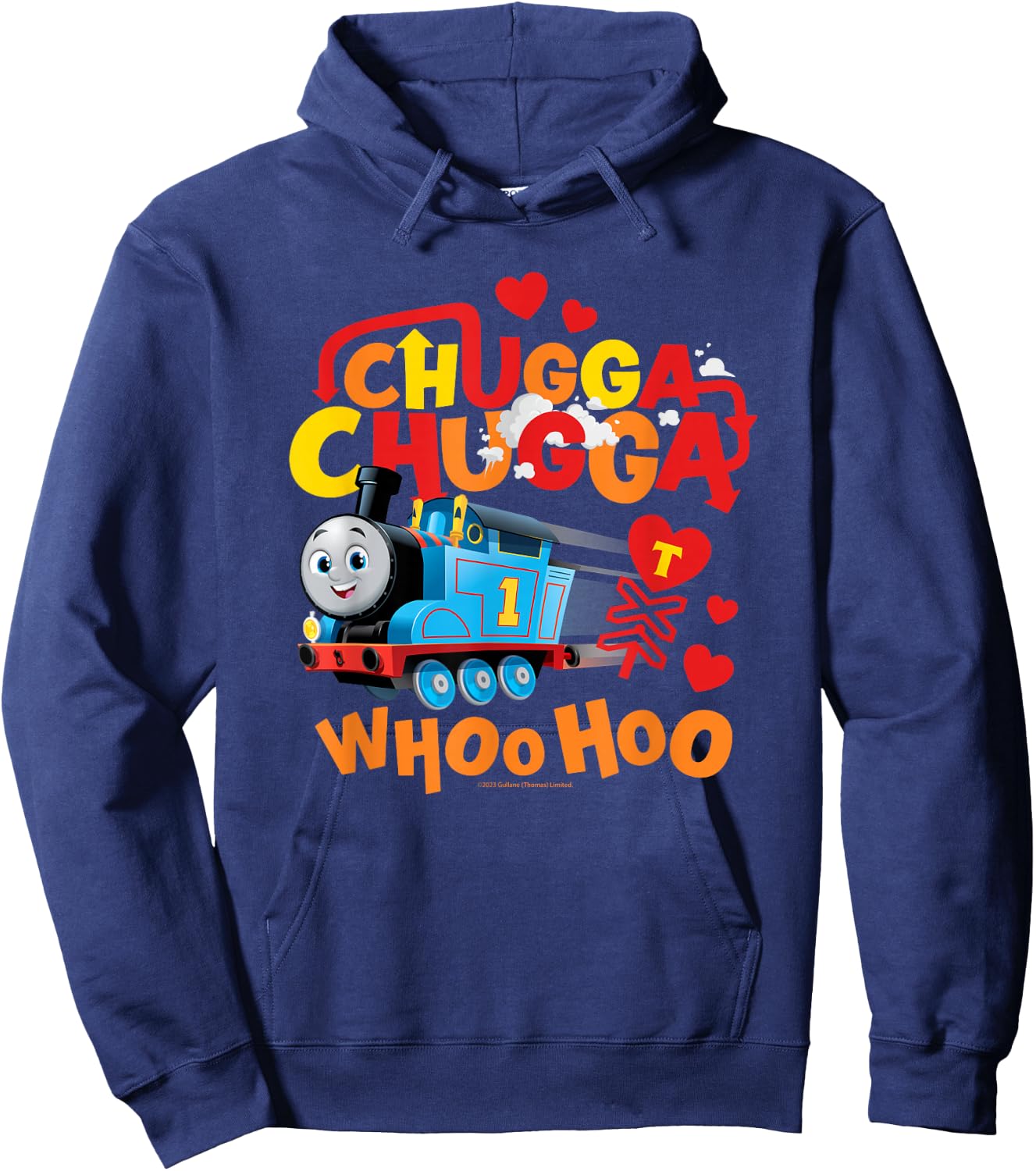 Thomas & Friends Chugga Chugga Thomas & Hearts Hoodie - Hoodie | Navy