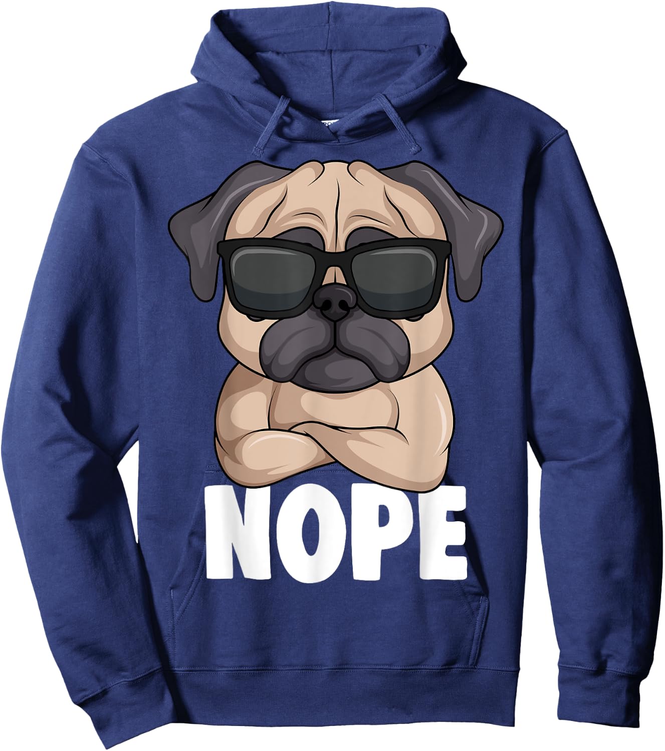 Pug Lover Dog Kids Boys Girls Hoodie - Hoodie | Navy