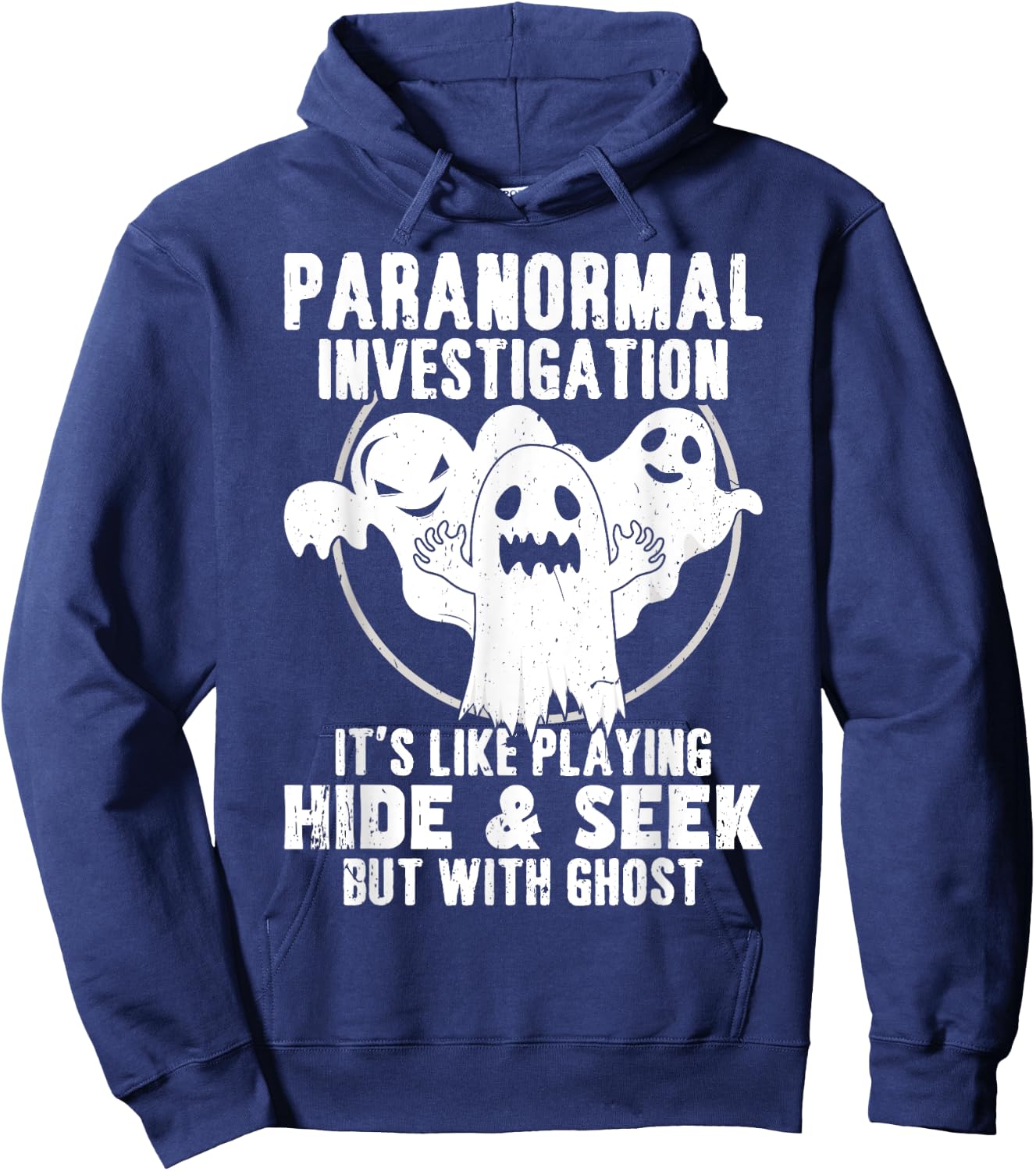 Paranormal Investigator Ghost hunting Hoodie - Hoodie | Navy