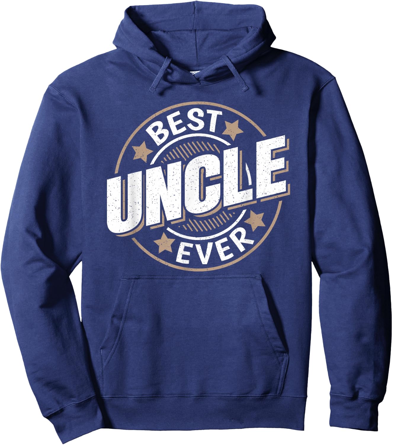 Best Uncle Ever Funny Uncle Graphic Hoodie - Hoodie | Navy