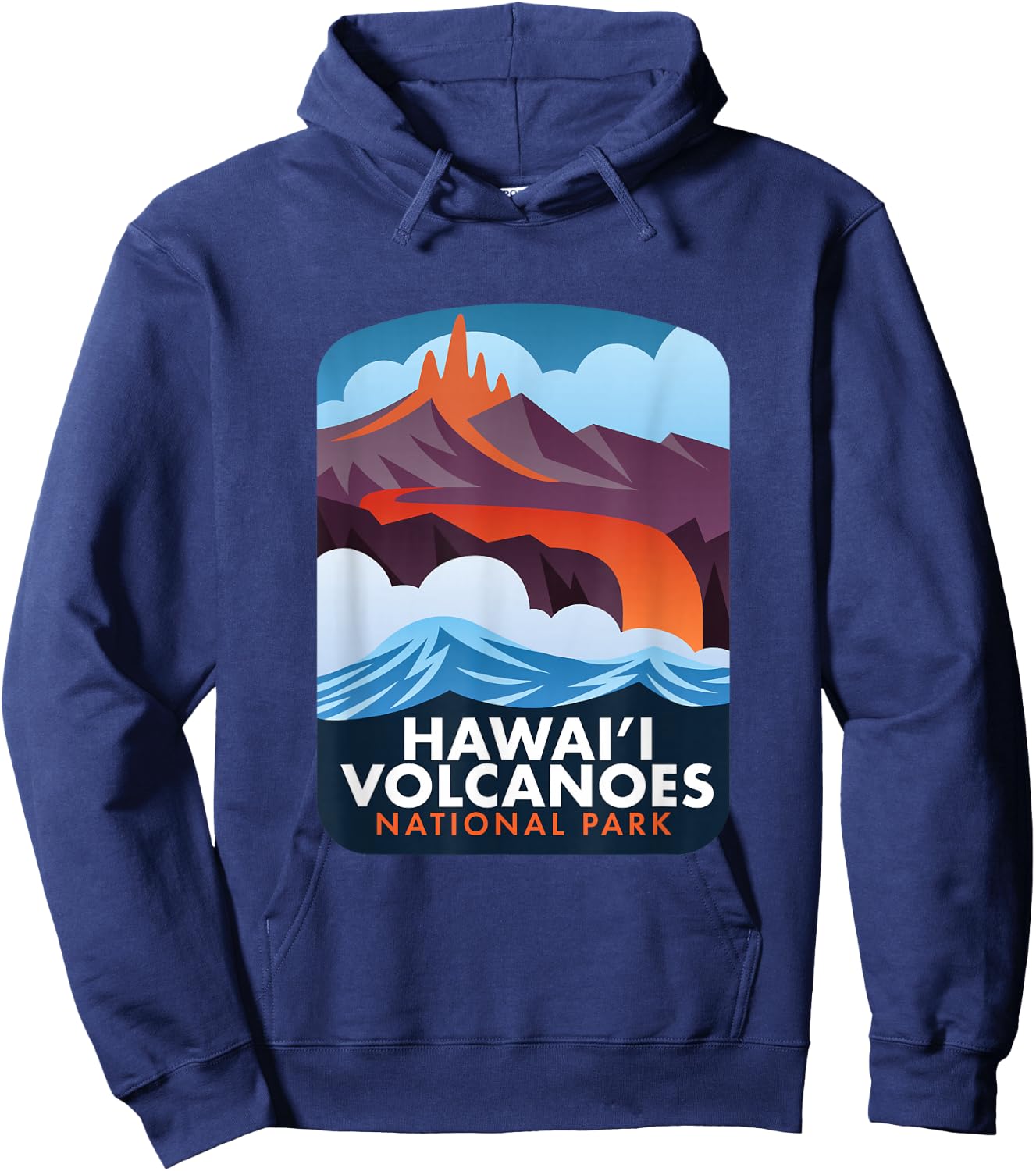 Hawaii Volcanoes National Park Hoodie - Hoodie | Navy