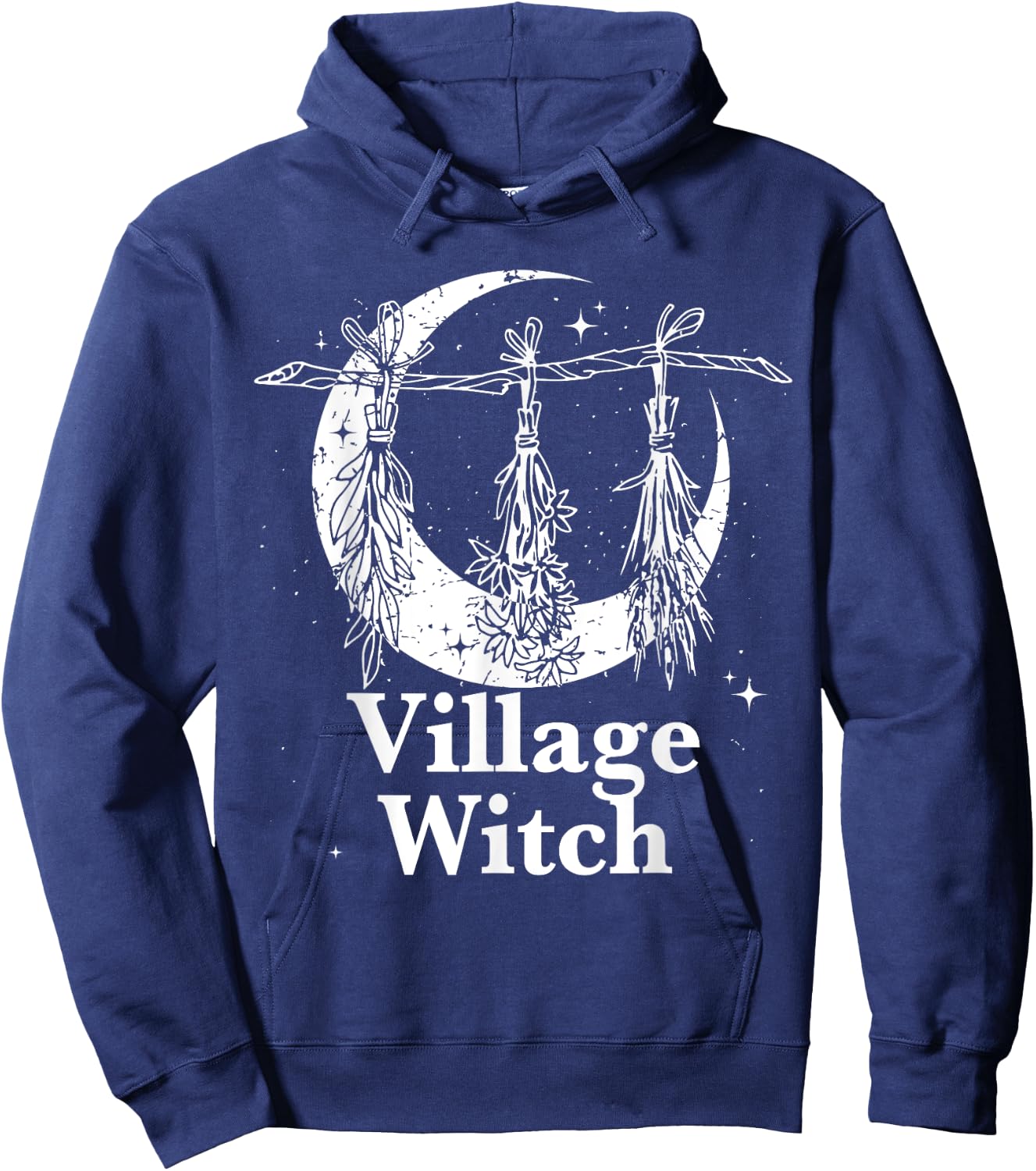 Village Witch Gothic Occult Wicca Pagan Nature Hoodie - Hoodie | Navy