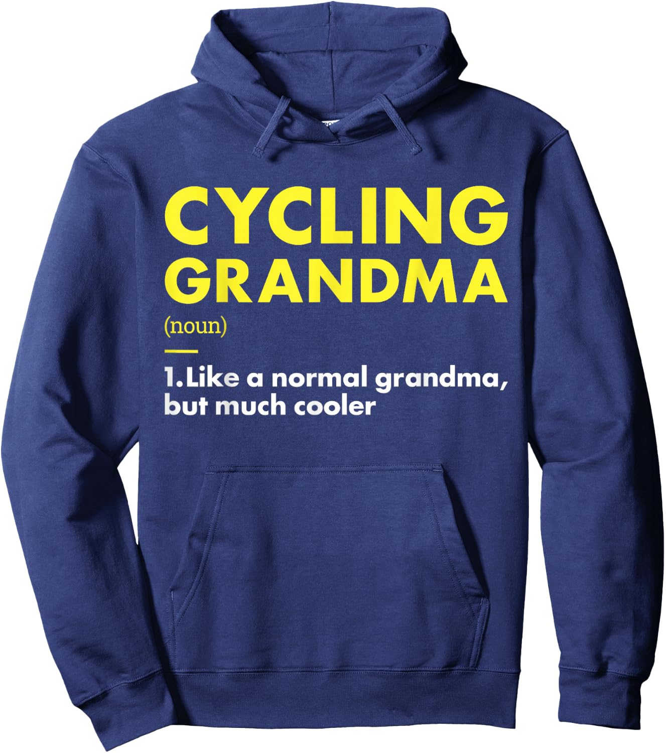 Sport Grandma Definition Cycling Hoodie - Hoodie | Navy