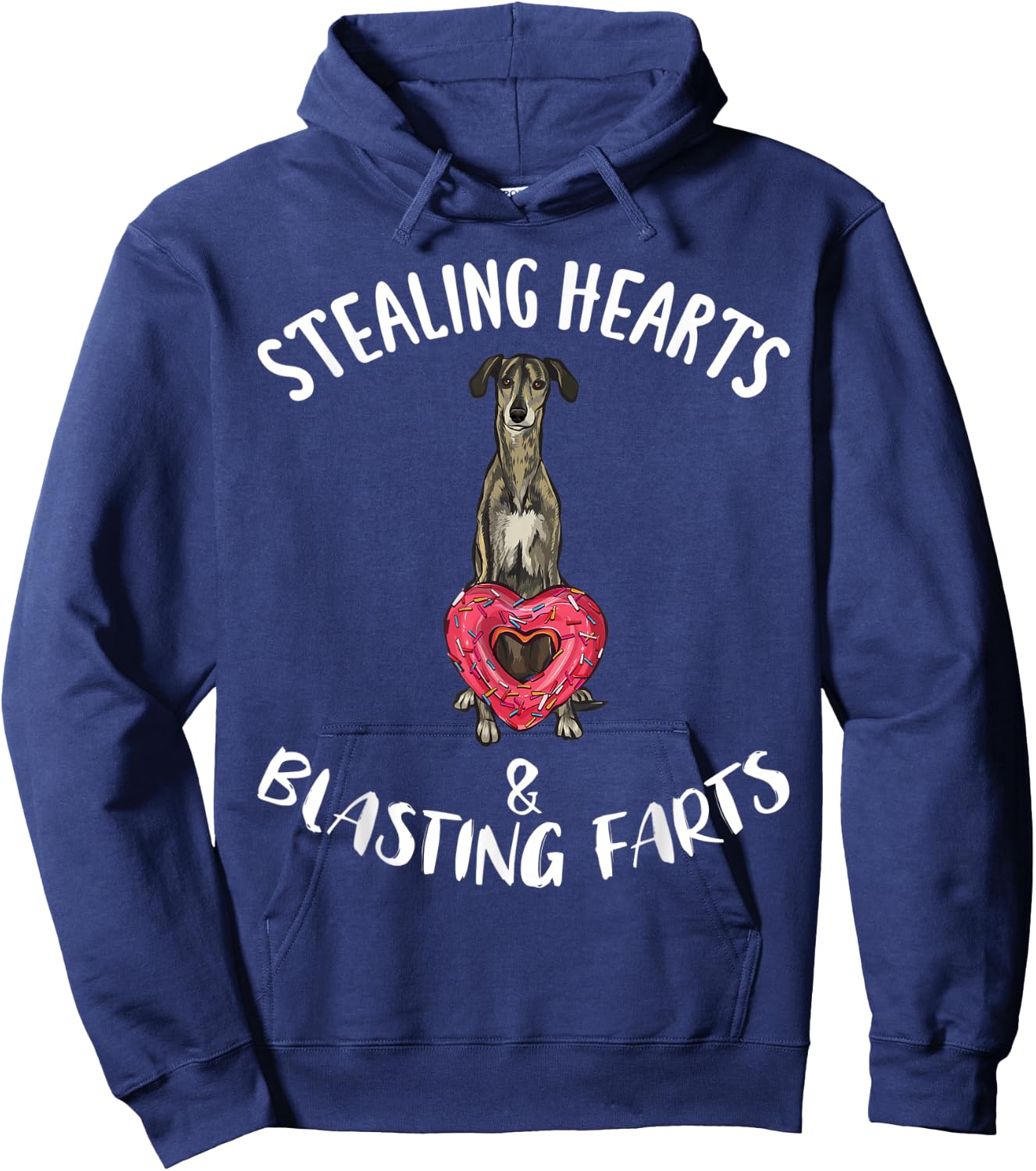 Funny Arab Greyhound Fart Hoodie - Hoodie | Navy