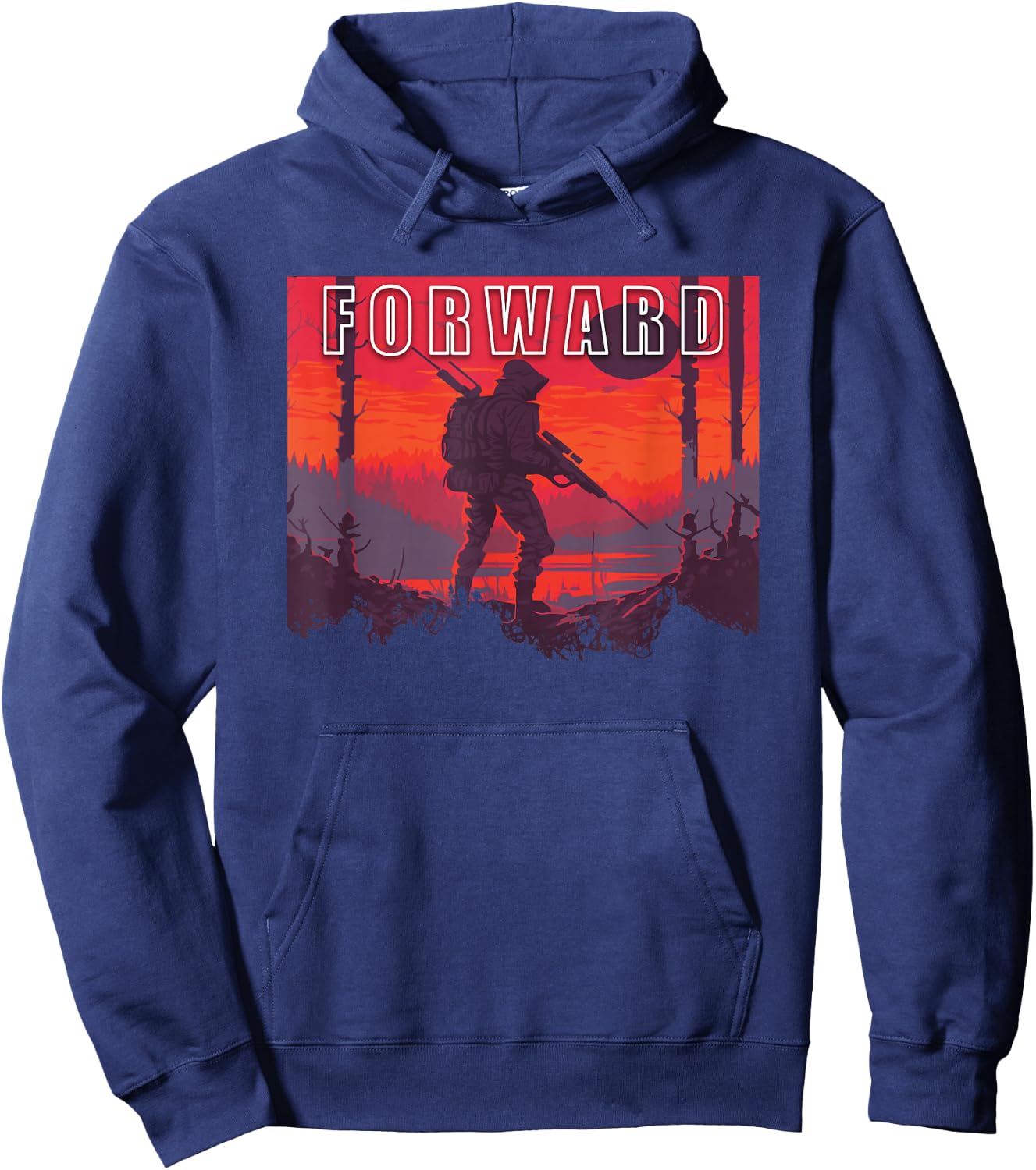 Forward Observations Group. Fog Retro Scout Hoodie - Hoodie | Navy