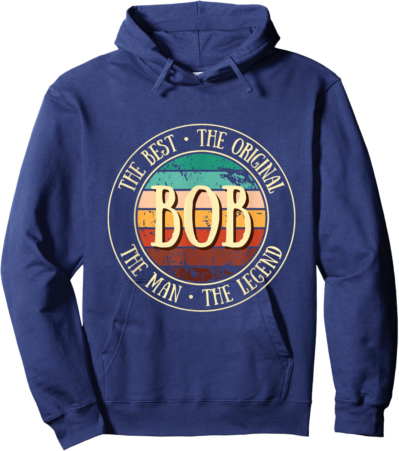 Bob Legend Vintage Gift Funny Name Gifts Hoodie - Hoodie | Navy