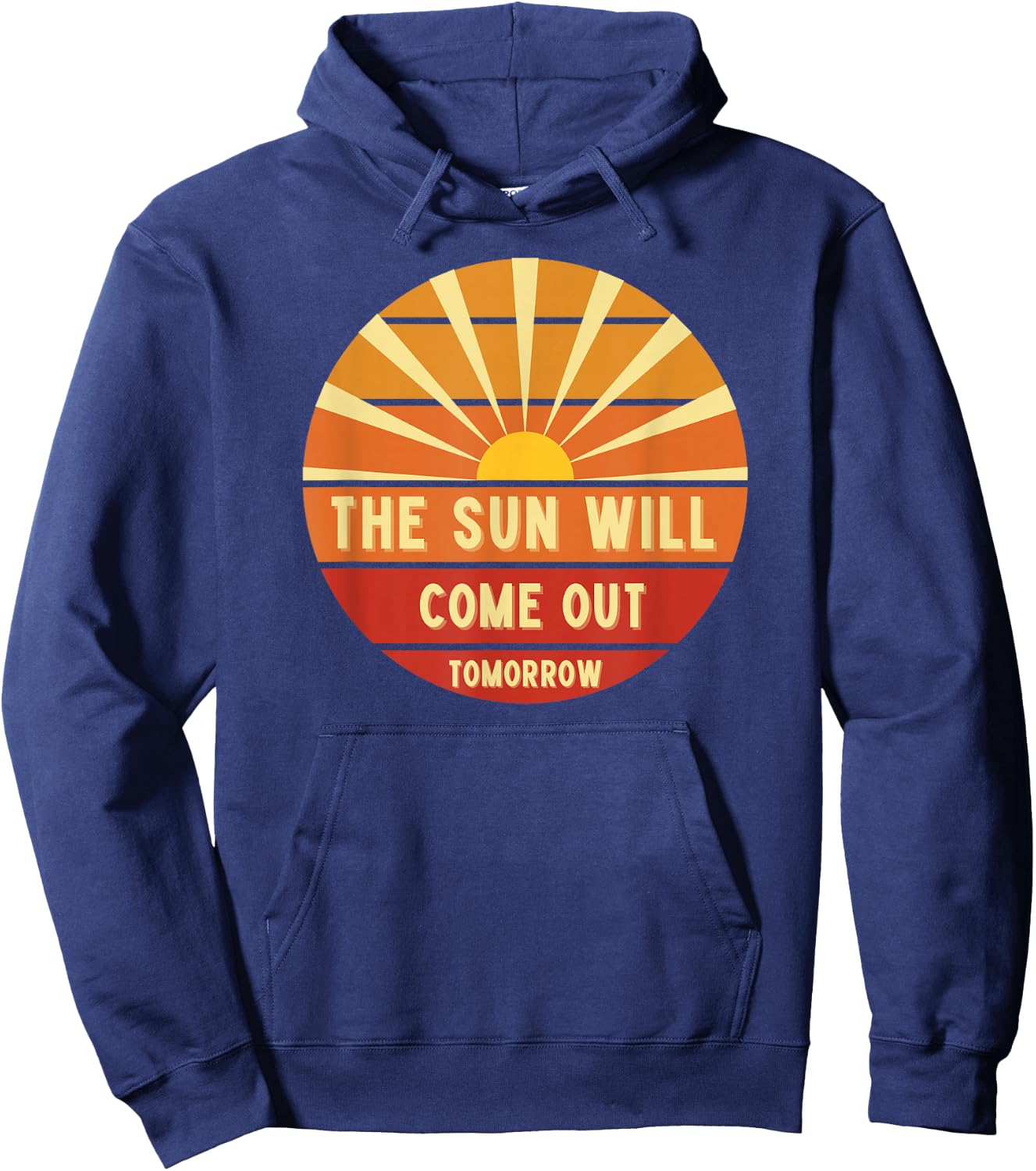 Annie The Sun Will Come Out Tomorrow Hoodie - Hoodie | Navy