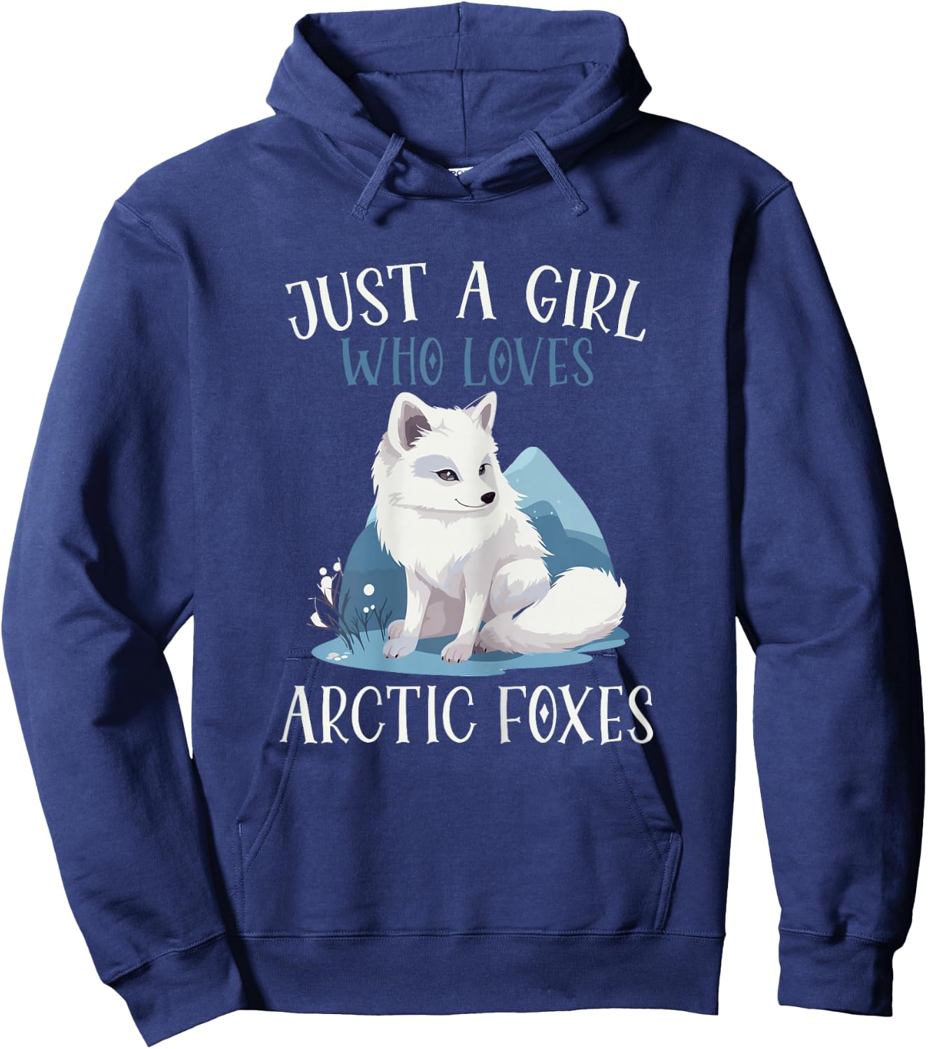 Arctic Fox Just A Girl Who Loves Arctic Foxes Hoodie - Hoodie | Navy