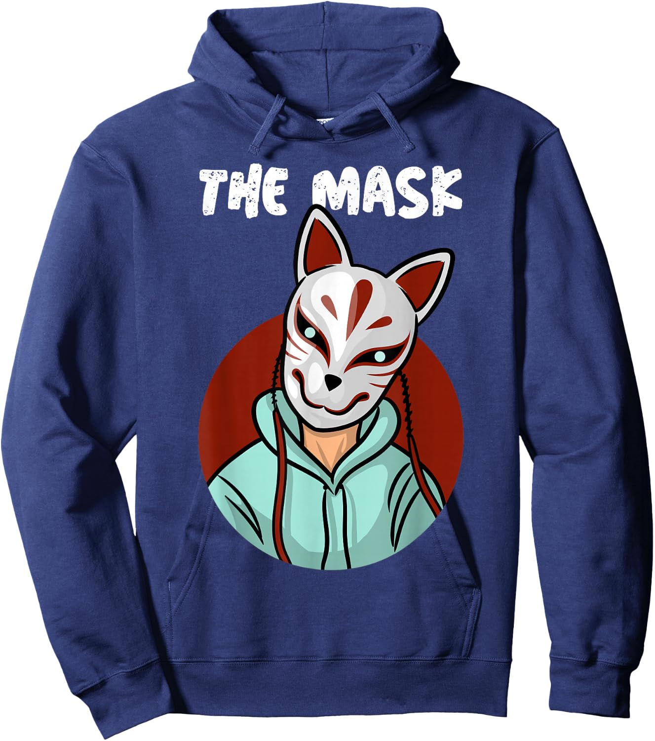 Kitsune the Japanese Nine Tailed Fox Hoodie - Hoodie | Navy