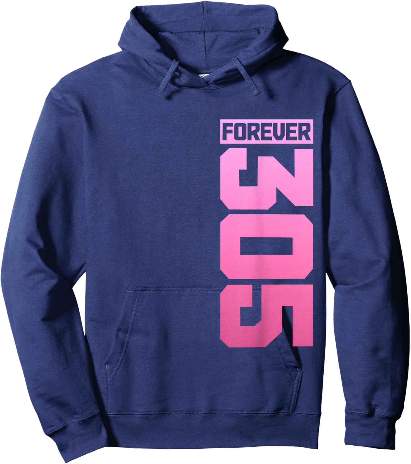 Miami Florida 305 Area Code Forever Vintage FL Hoodie - Hoodie | Navy