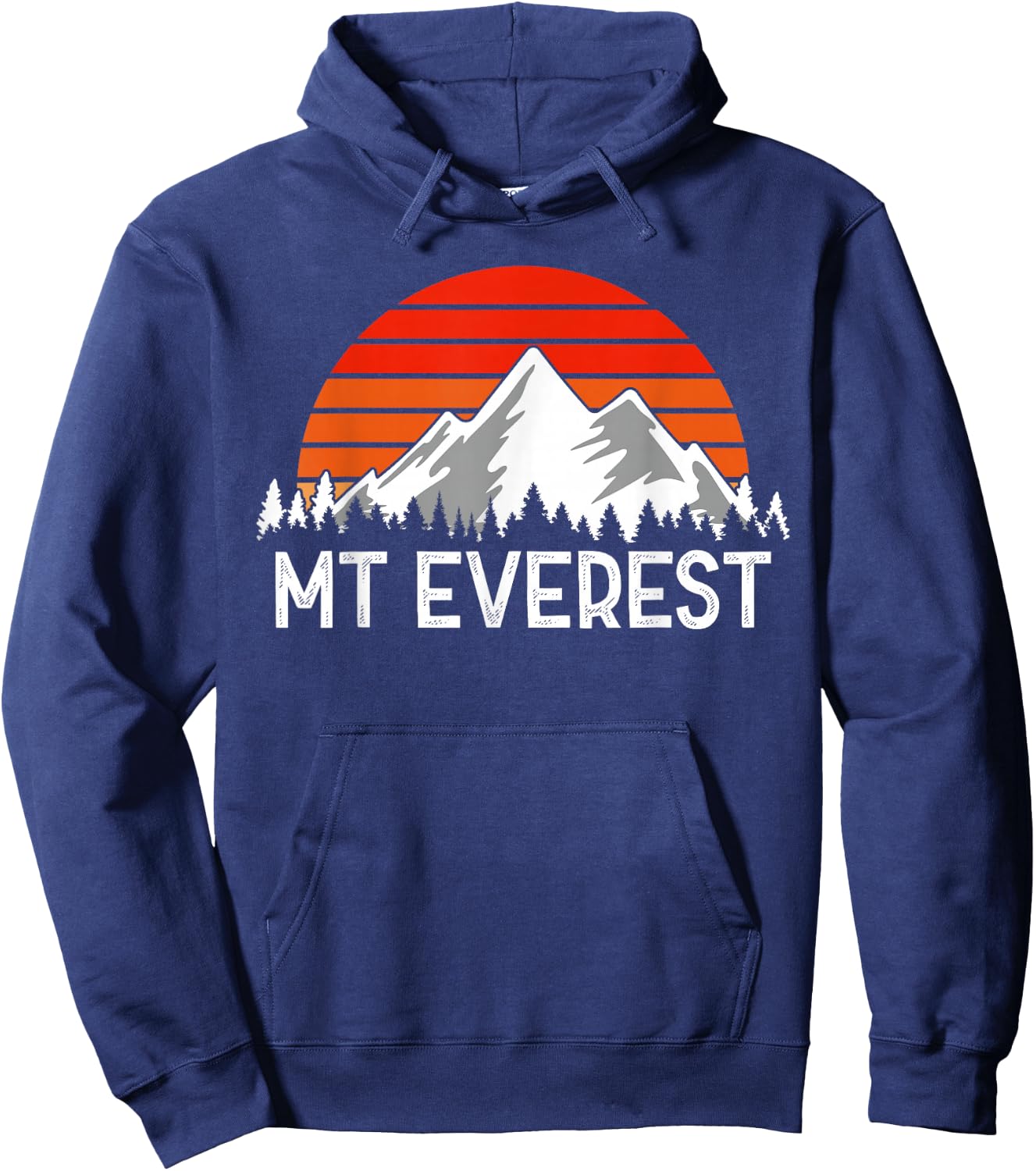 Mount Everest Mountains Hoodie - Hoodie | Navy