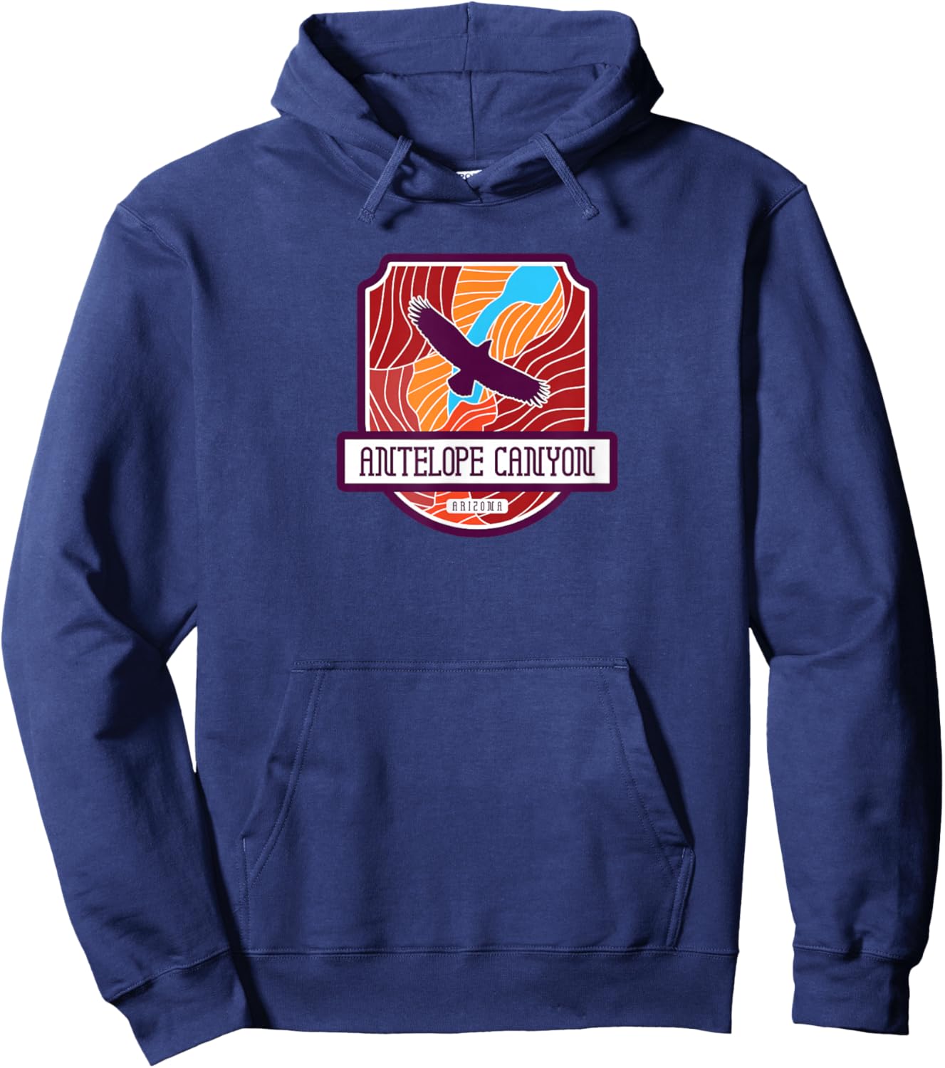 Antelope Canyon - Arizona Hoodie - Hoodie | Navy