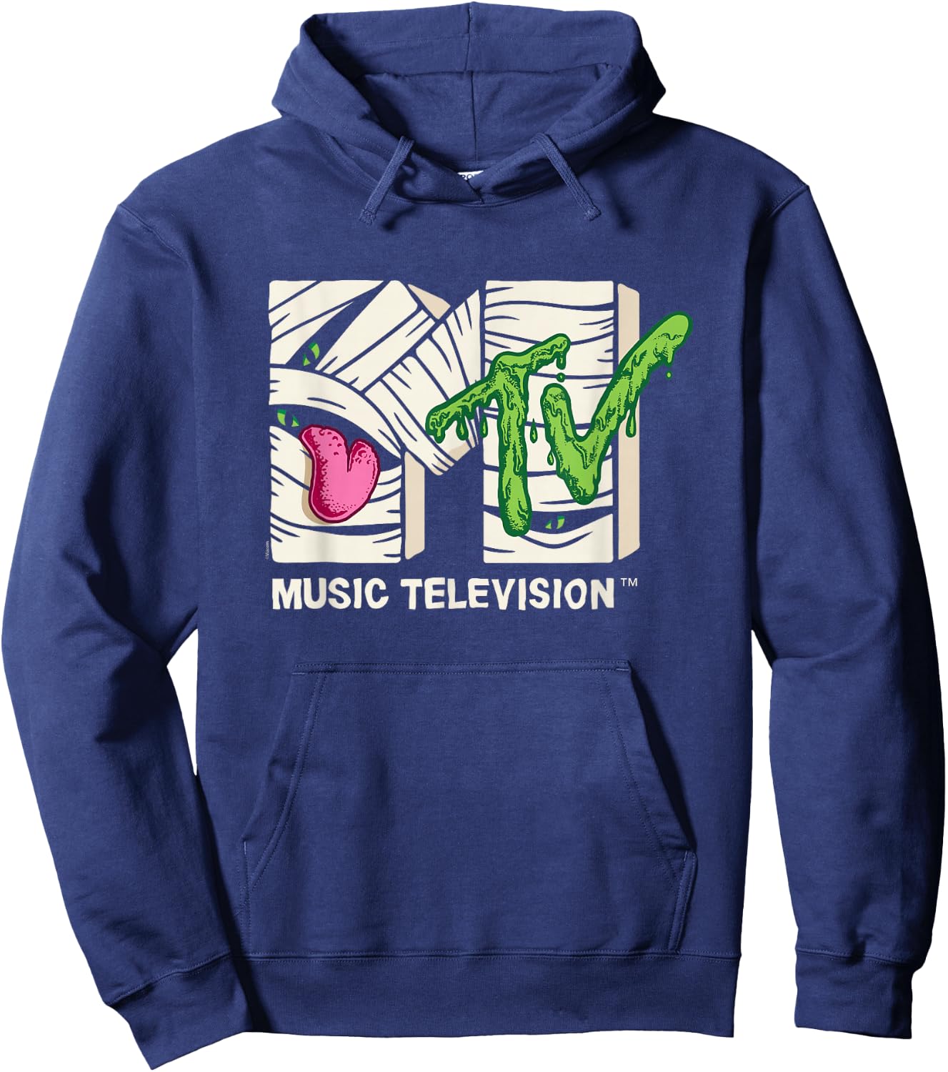 MTV - Logo Mummy Monster Hoodie - Hoodie | Navy