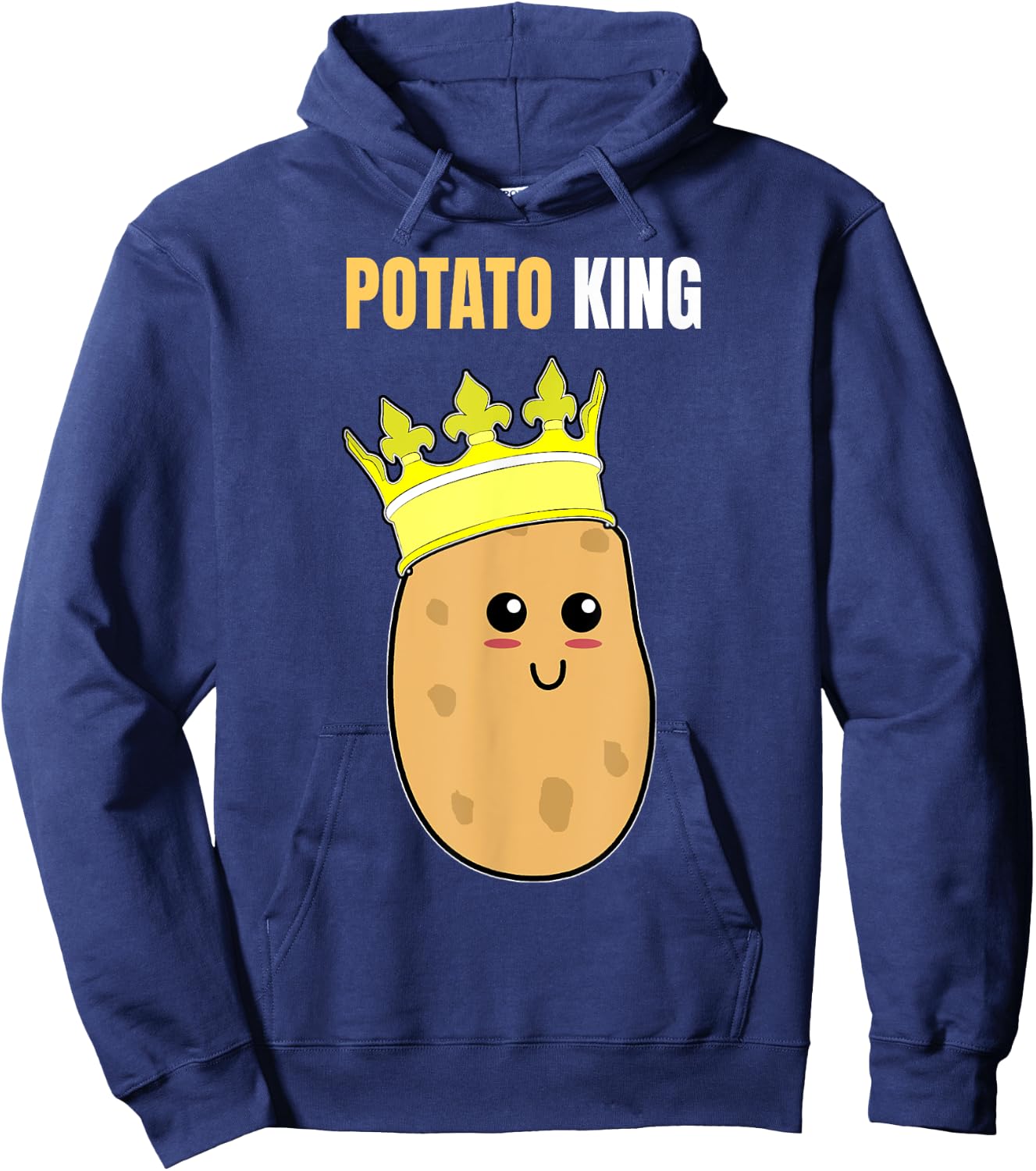 Funny Potato g Potato King Hoodie - Hoodie | Navy