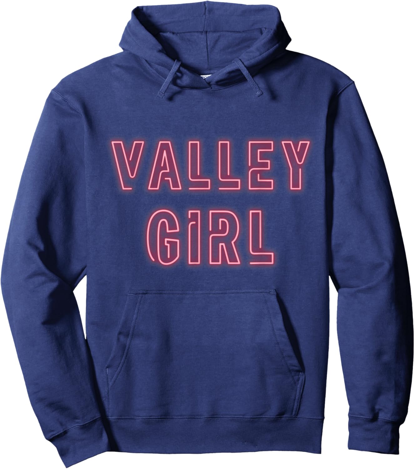 Valley Girl 80s Throwback - Funny Girl Hoodie - Hoodie | Navy