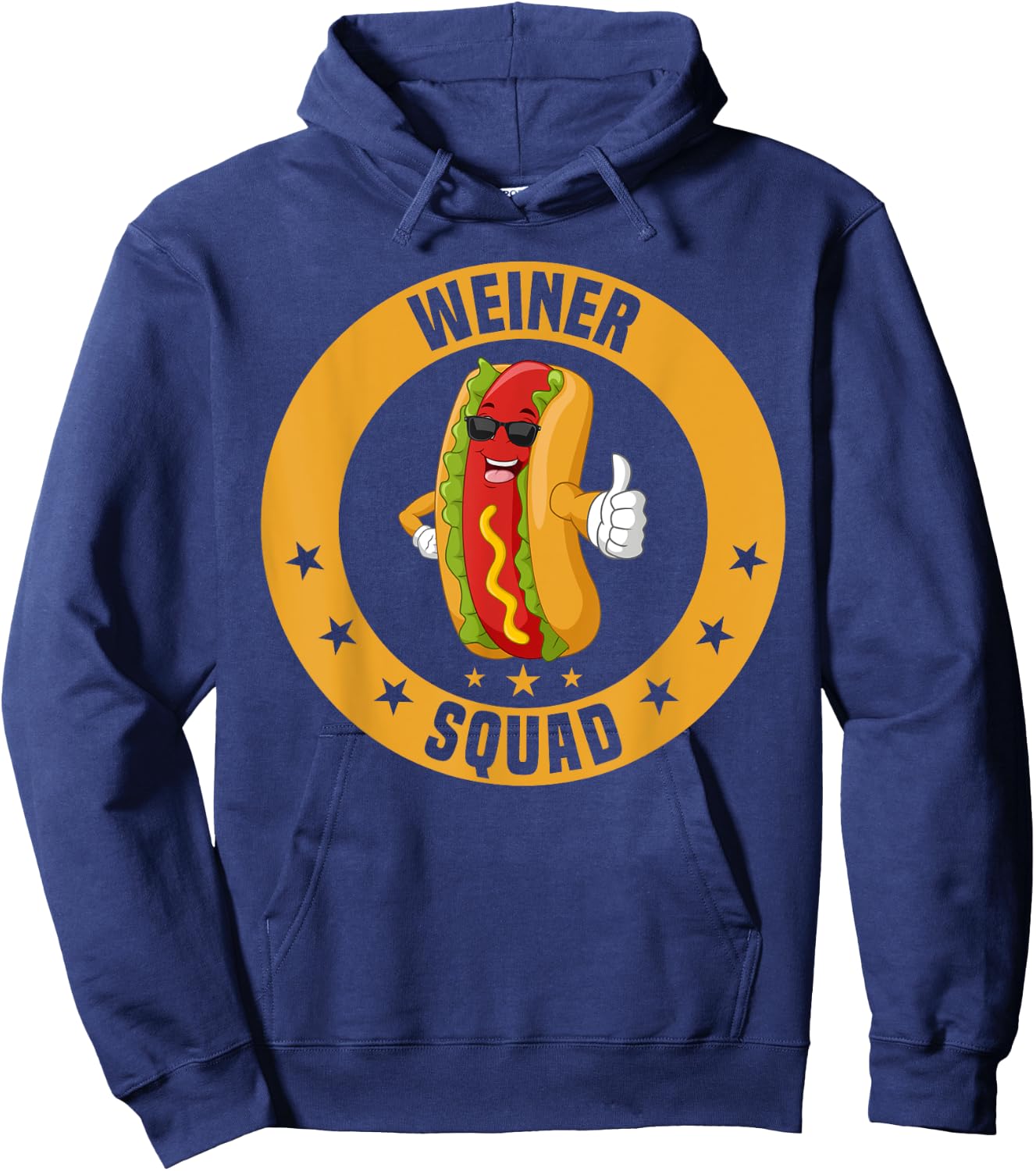 Sausage Weiner Squad Hot Dog Funny Hoodie - Hoodie | Navy