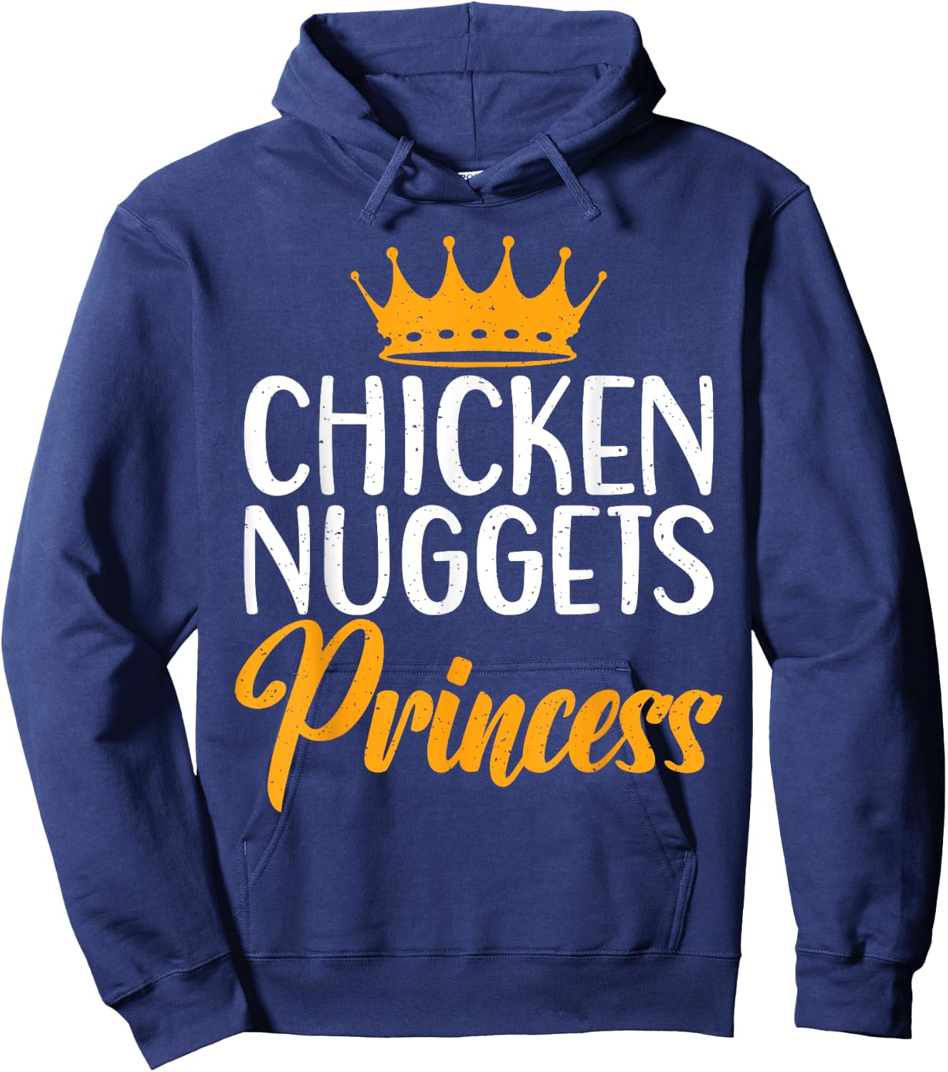 Chicken Nuggets Princess Hoodie - Hoodie | Navy