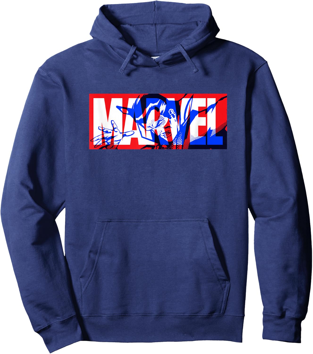Marvel Logo Doctor Strange Comic Art Hoodie - Hoodie | Navy