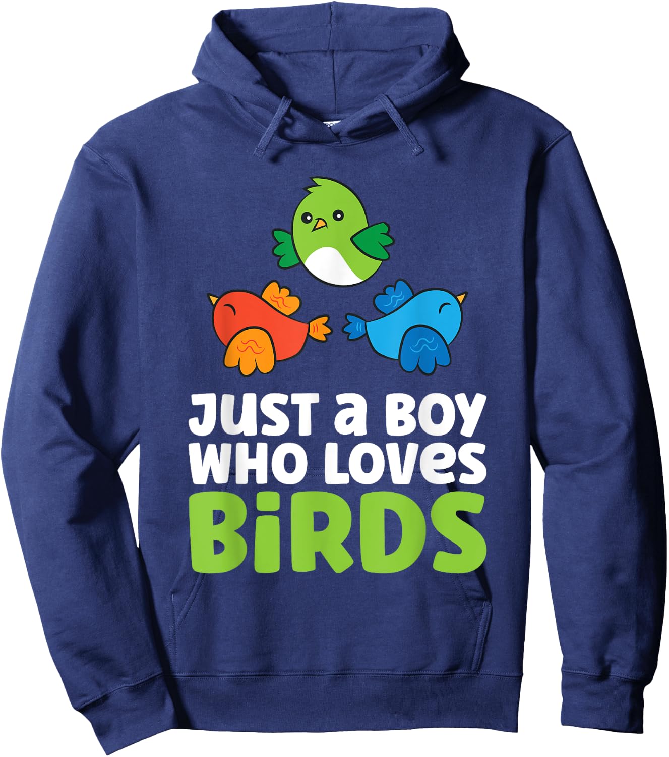 Just a Boy Who Loves Birds Hoodie - Hoodie | Navy