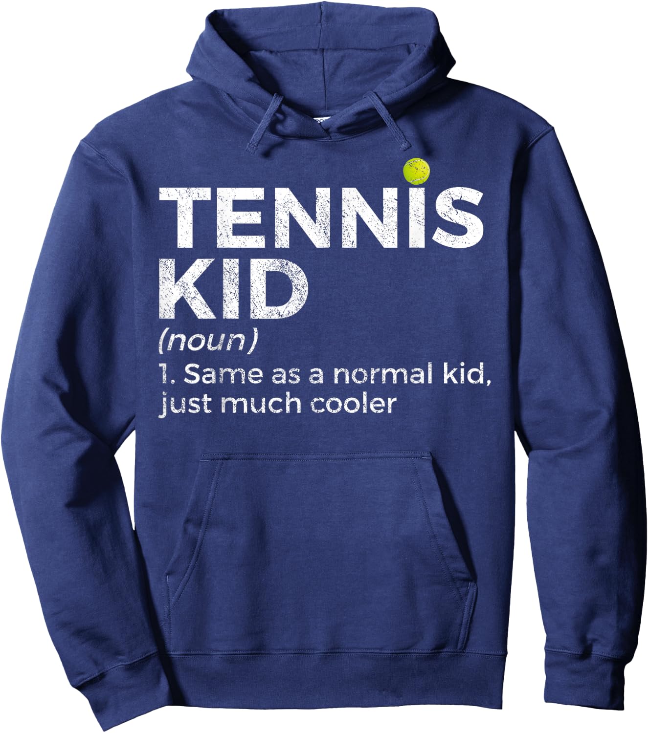 Funny Tennis Kid Definition Tennis Player Hoodie - Hoodie | Navy
