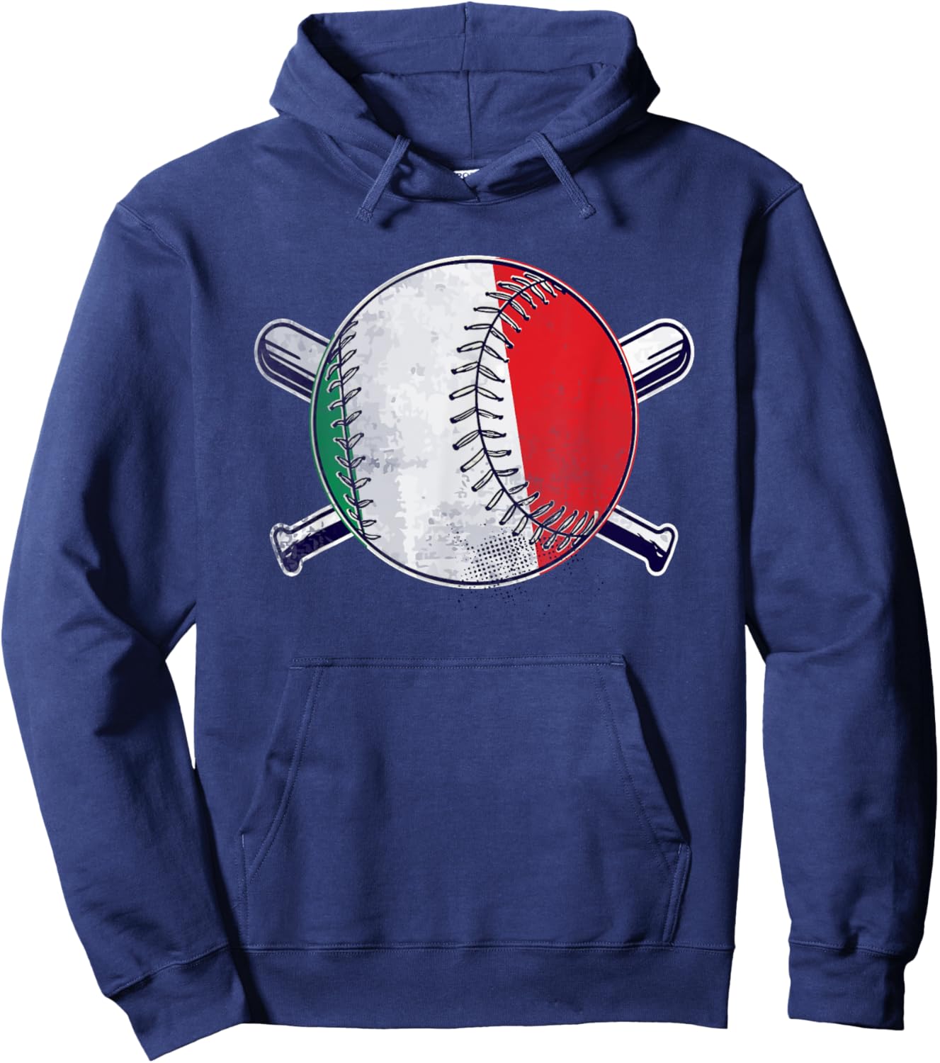 Italian Baseball Sport Italy Baseball Hoodie - Hoodie | Navy