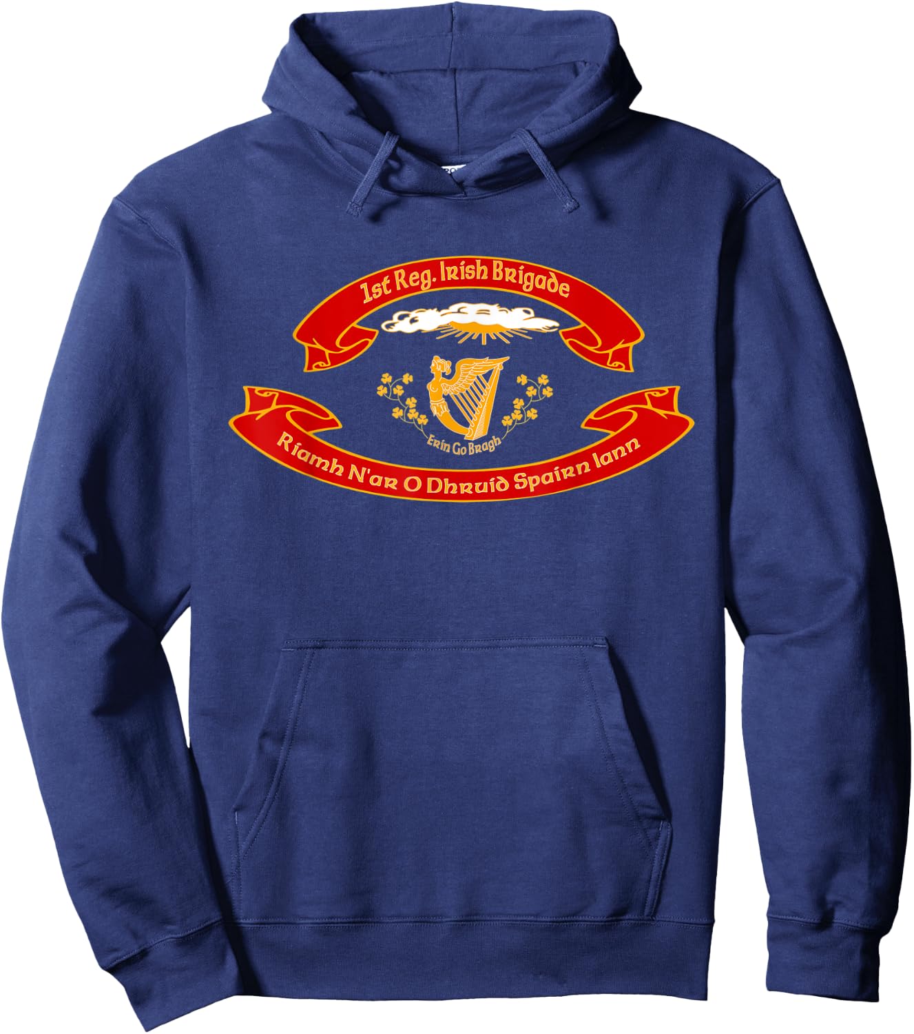 Irish Brigade US Union Army 1st Regiment Hoodie - Hoodie | Navy