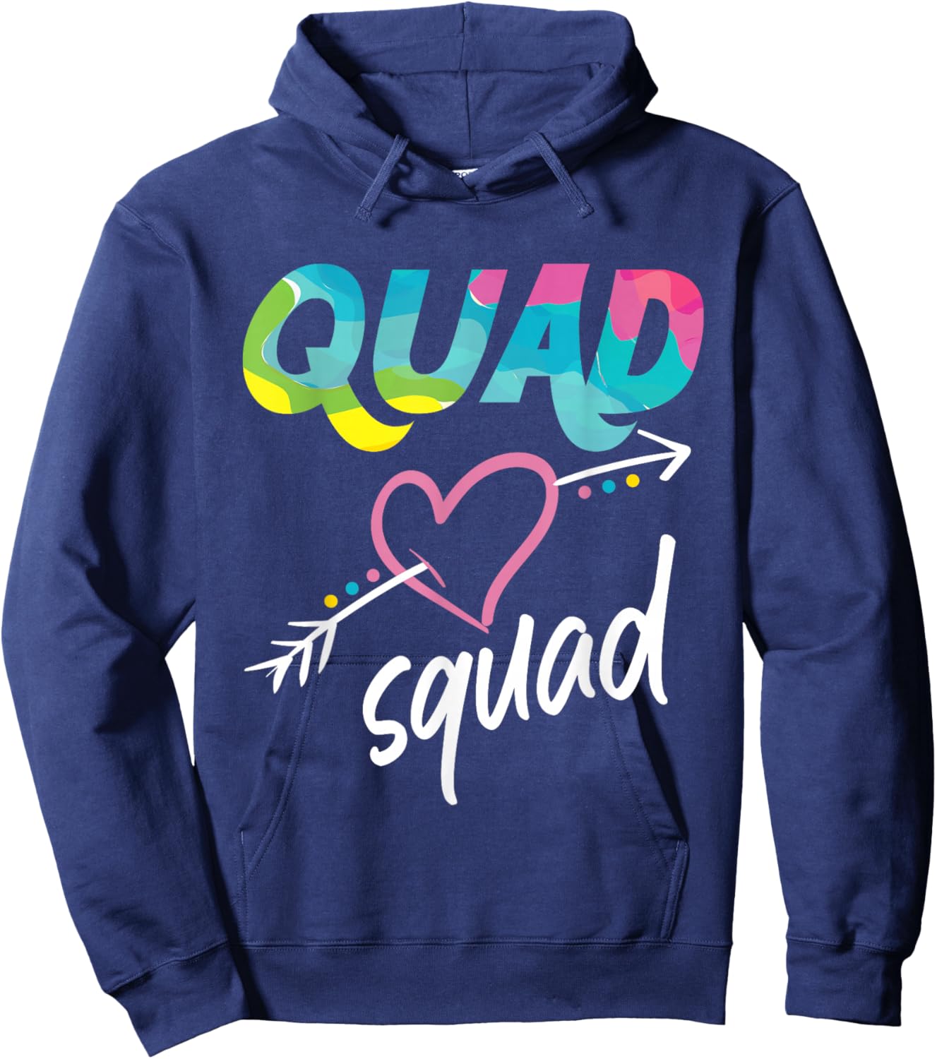 Quad Squad, ATV Four Wheeler Quad Bike Women Hoodie - Hoodie | Navy