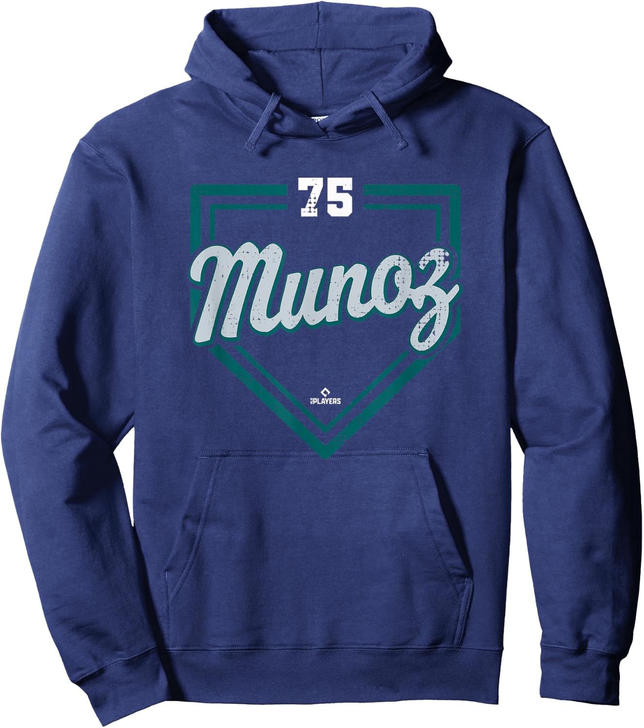 Home Plate Gameday Andres Munoz Seattle MLBPA Hoodie - Hoodie | Navy