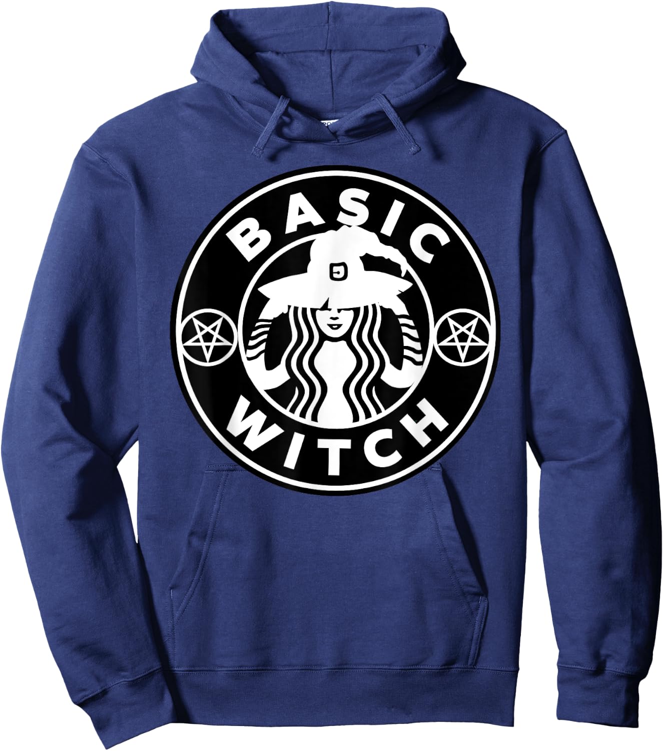 Basic Witch funny Halloween Basic Witch Hoodie - Hoodie | Navy