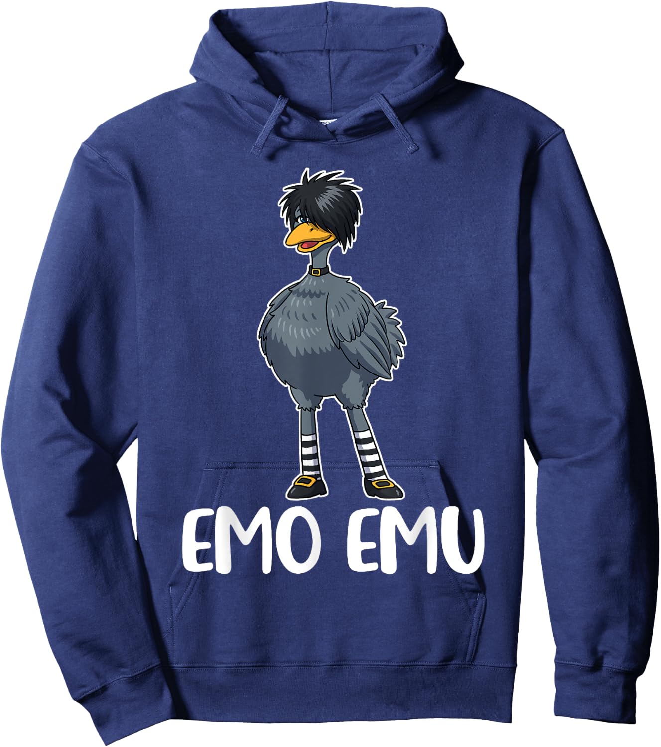 Emo Emu Hoodie - Hoodie | Navy