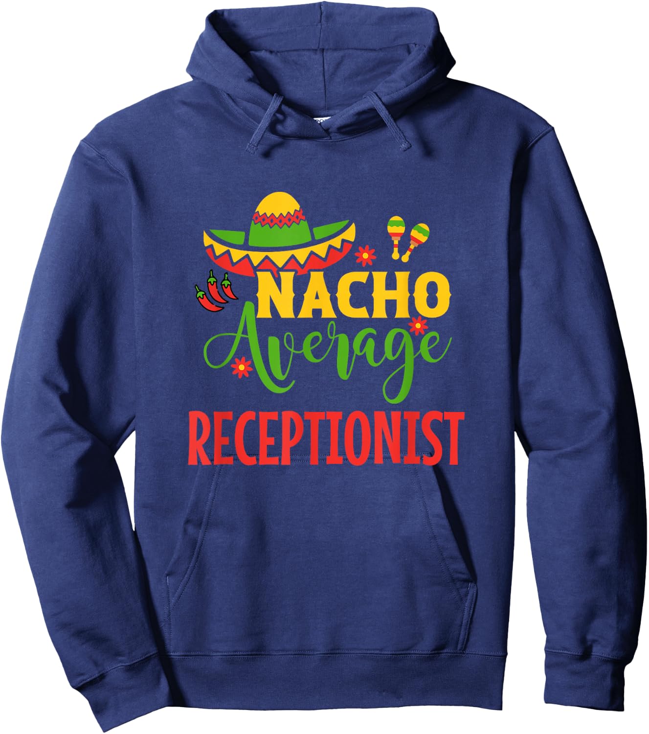 Receptionist Front Desk Office Vet Medical Hoodie - Hoodie | Navy