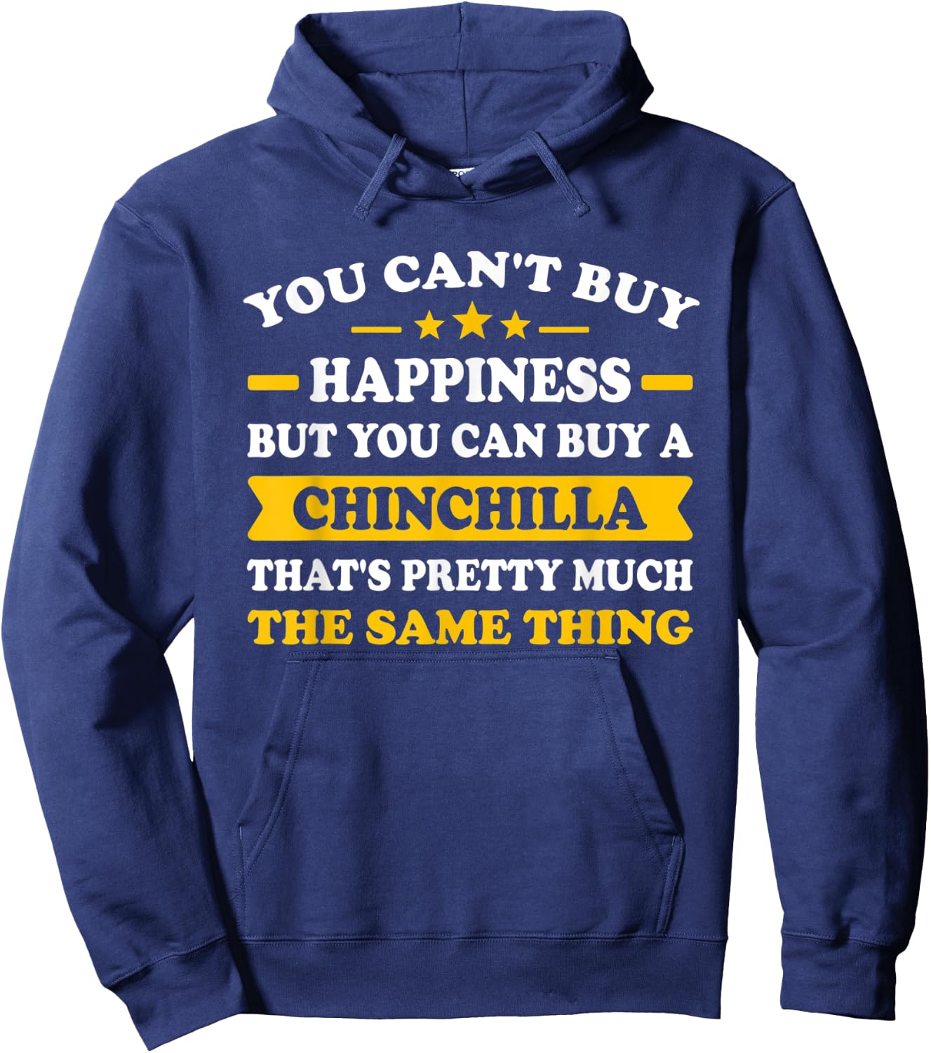 Funny chinchilla lover Hoodie - Hoodie | Navy