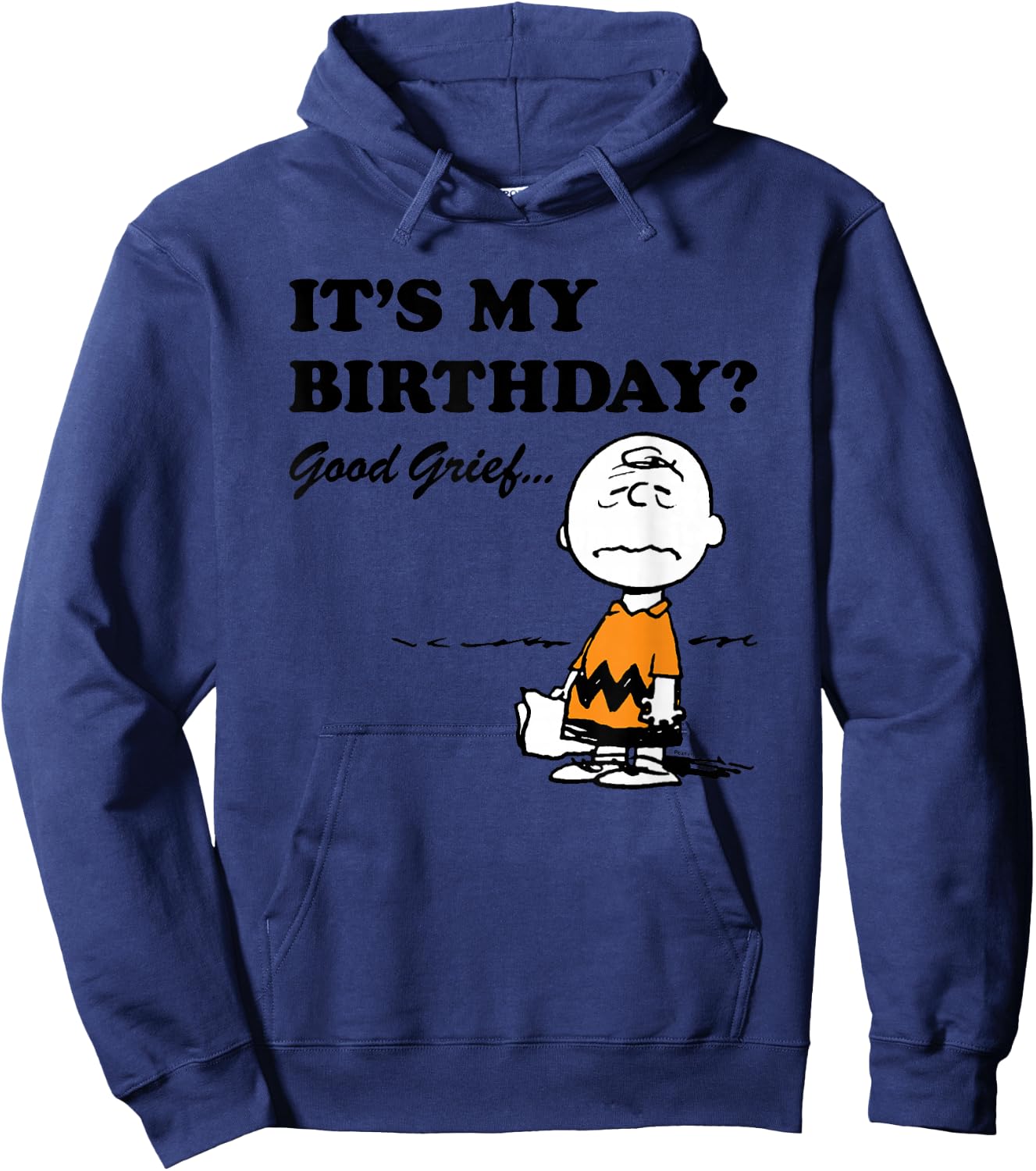 Peanuts - Today is My Birthday? Good Grief... Hoodie - Hoodie | Navy