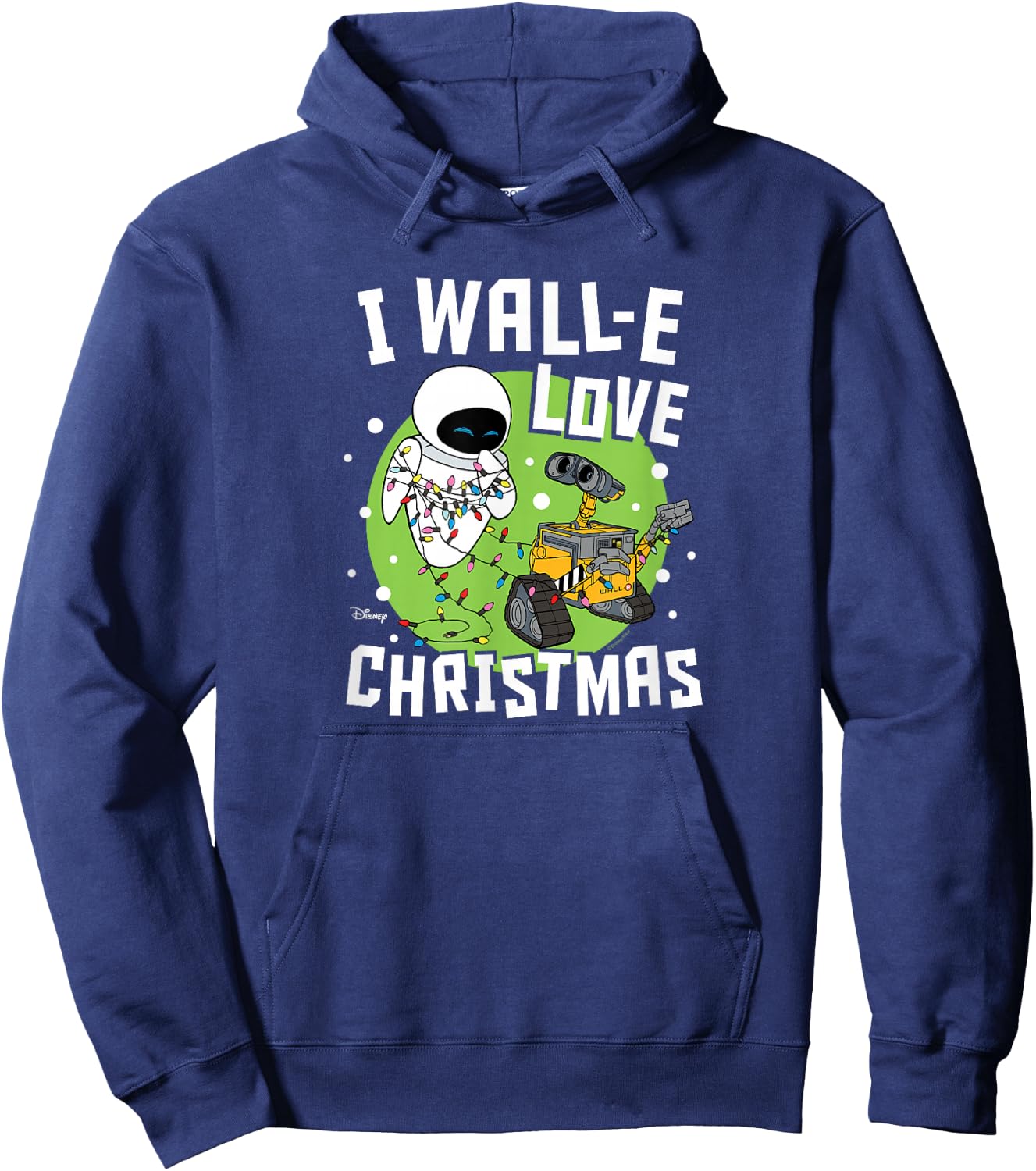 Disney Wall-E - Love Christmas Hoodie - Hoodie | Navy