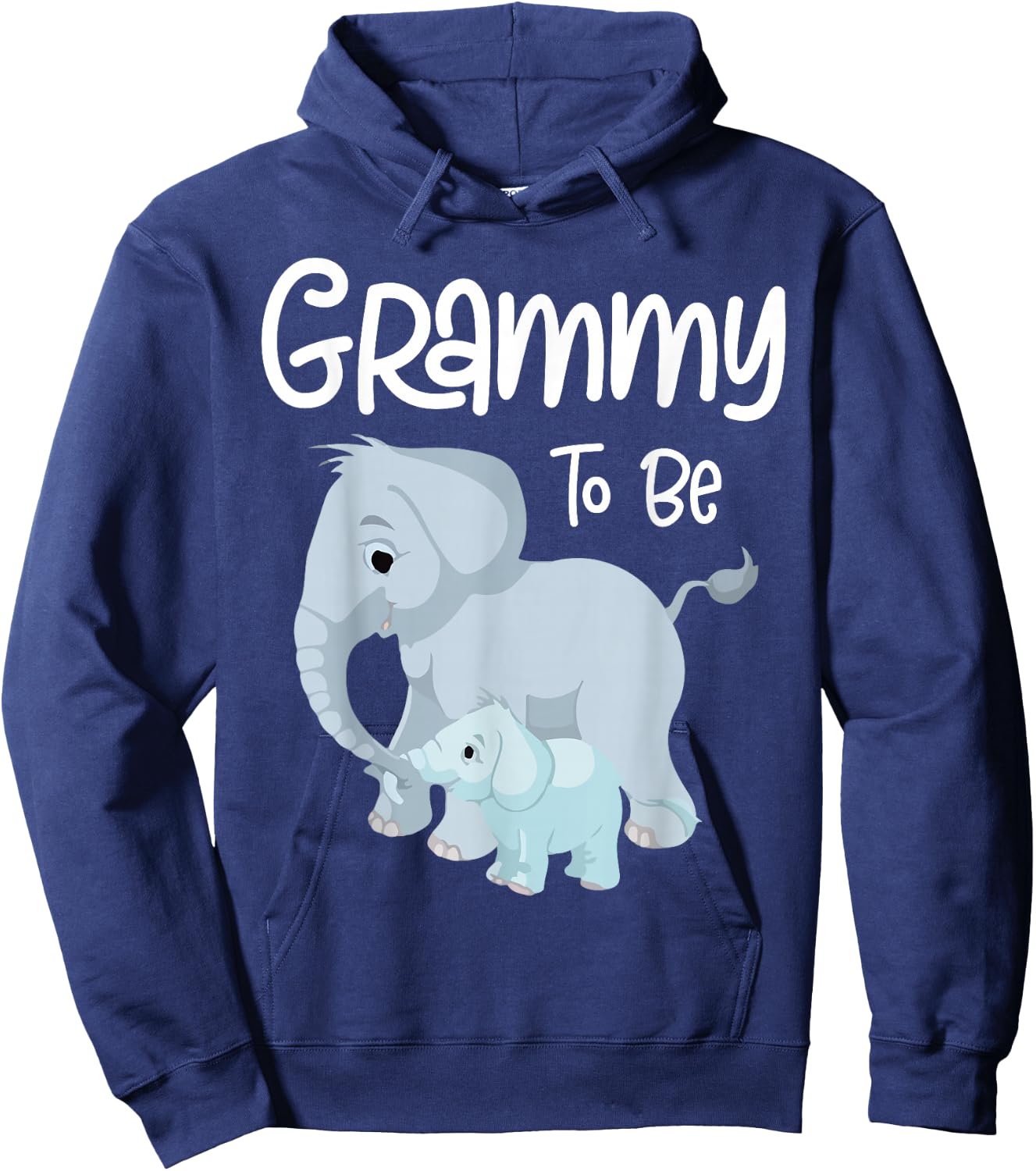 Grammy To Be Elephant Baby Grammy Cute Hoodie - Hoodie | Navy