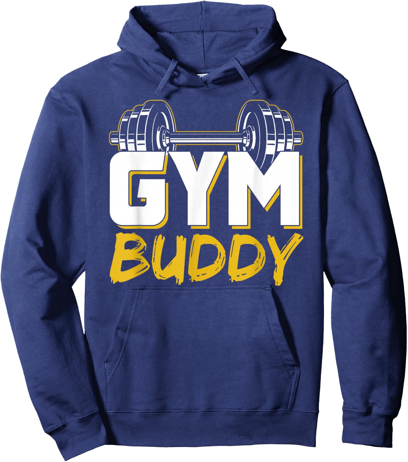 Gym Buddy Workout Fitness Train Training Hoodie - Hoodie | Navy