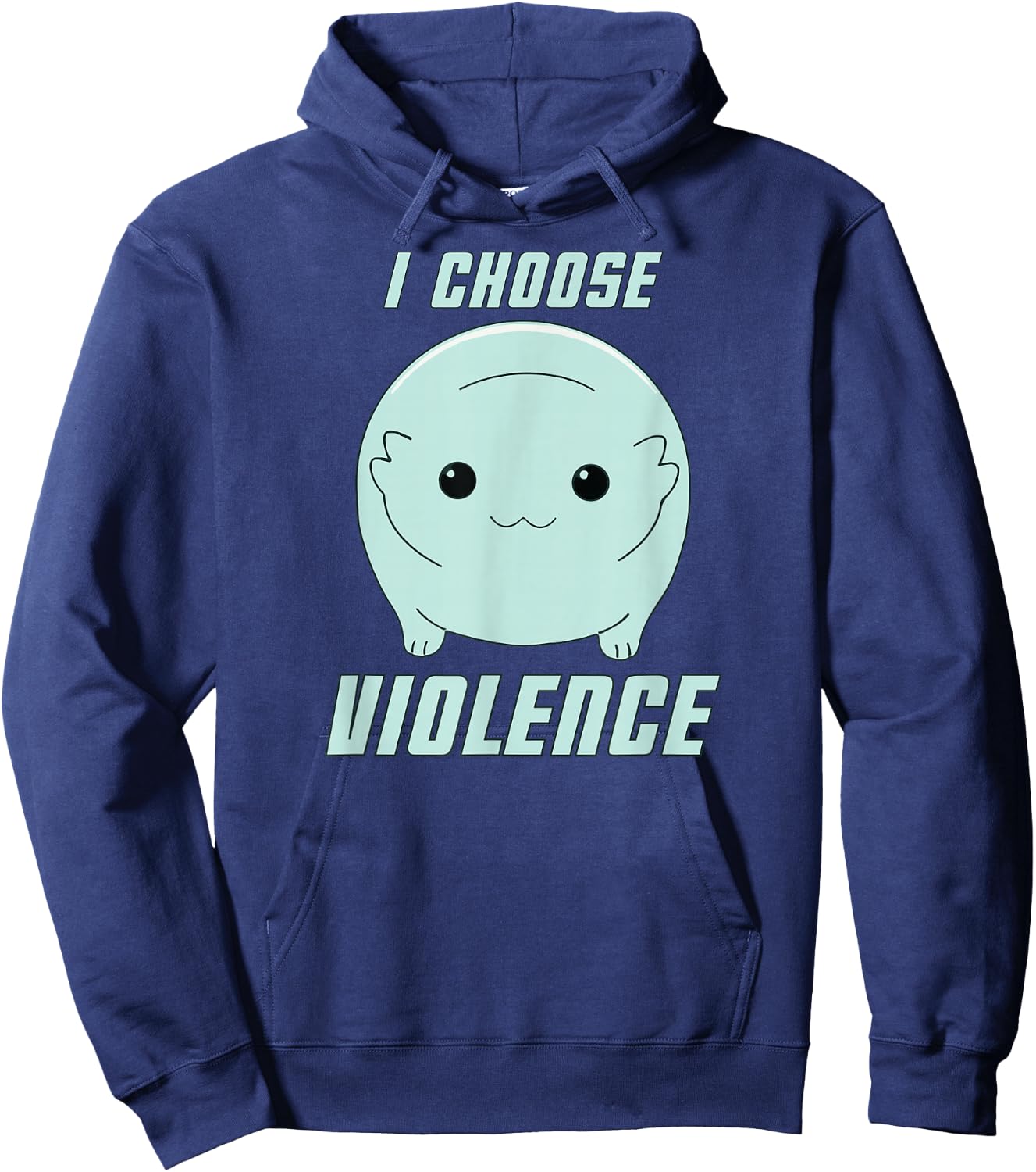 Moopsy Chooses Violence (Light Text) Hoodie - Hoodie | Navy