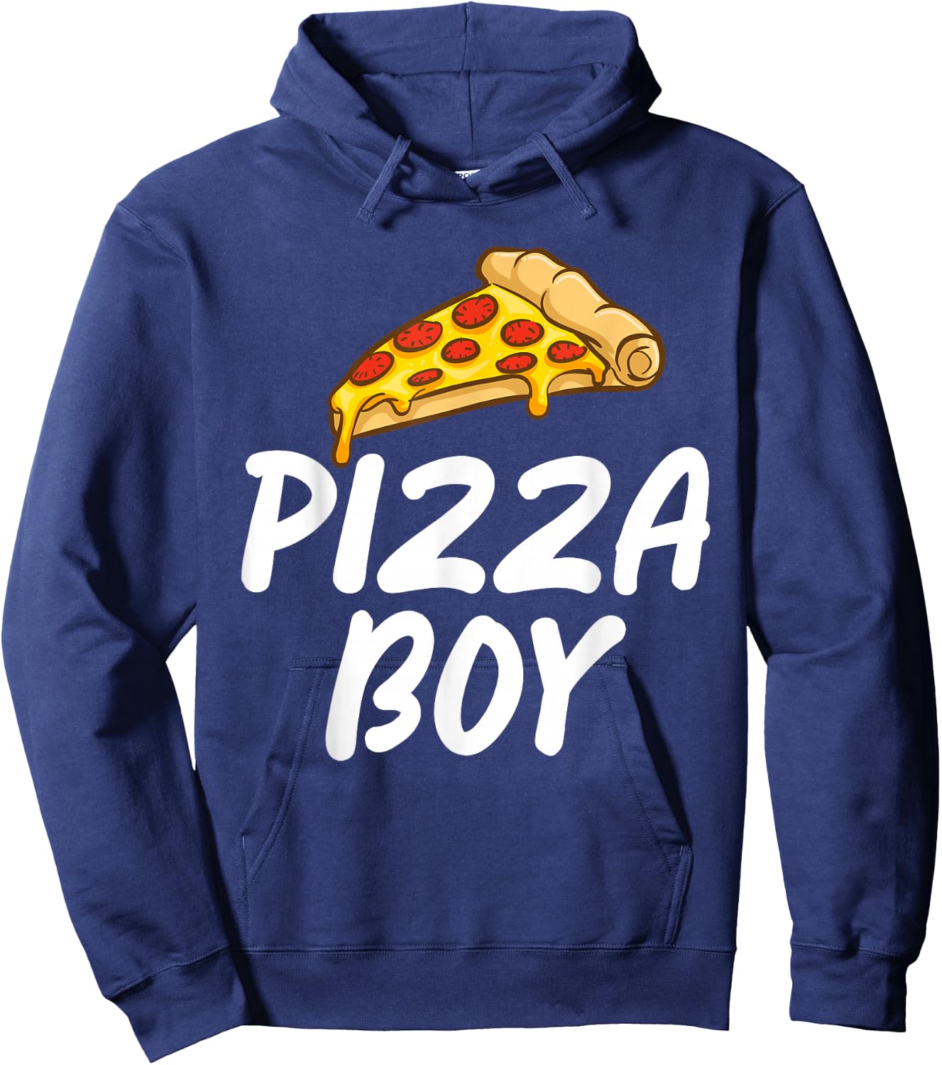 Pizza Boy Snack Pizzalove Pizza Hoodie - Hoodie | Navy