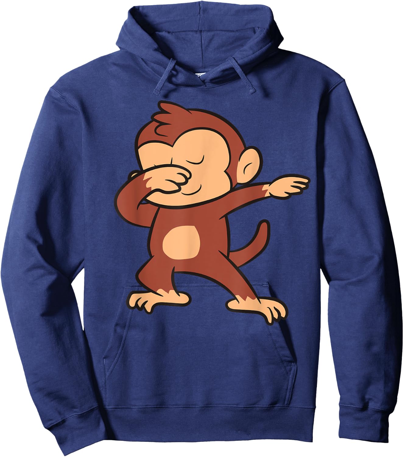 Dabbing Monkey Dancing Cute Ape Monkey Hoodie - Hoodie | Navy
