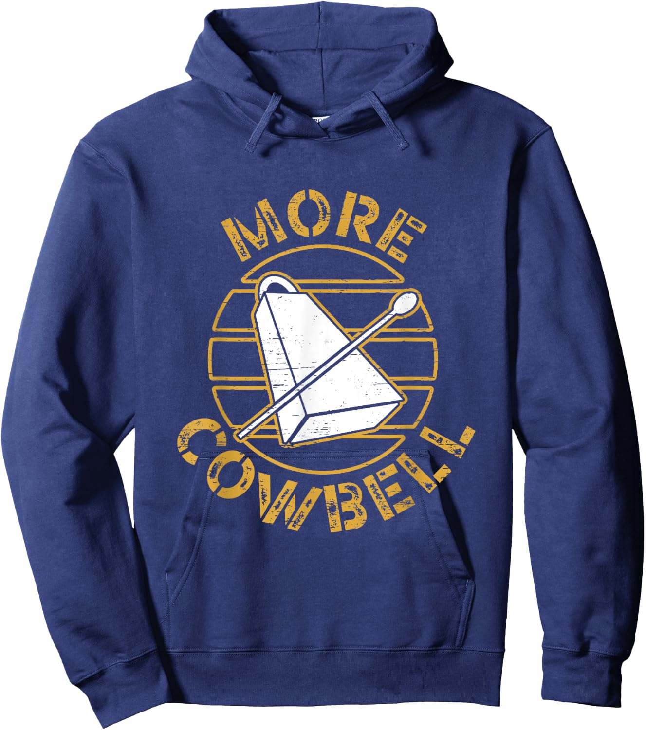 More Cowbell Design Hoodie - Hoodie | Navy