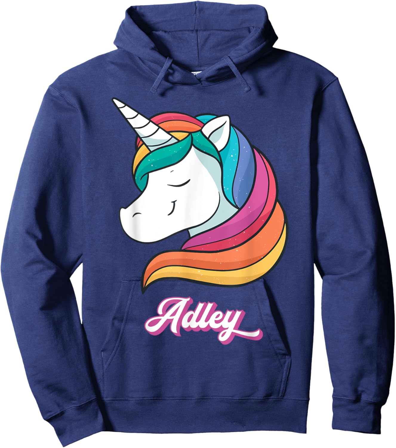 Adley Merch Unicorn Design Hoodie - Hoodie | Navy