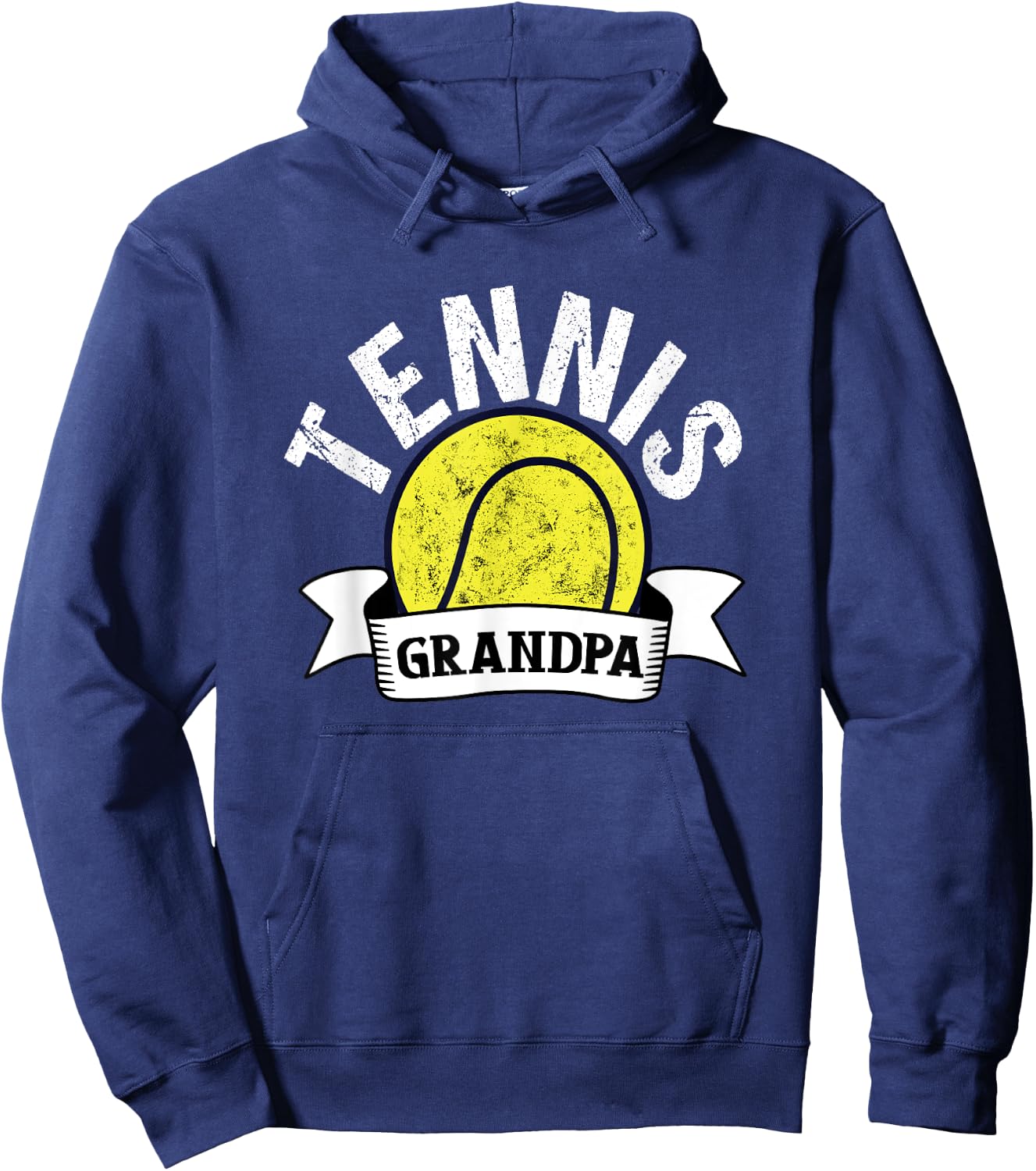 Tennis Grandpa - Funny Tennis Grandfather Hoodie - Hoodie | Navy