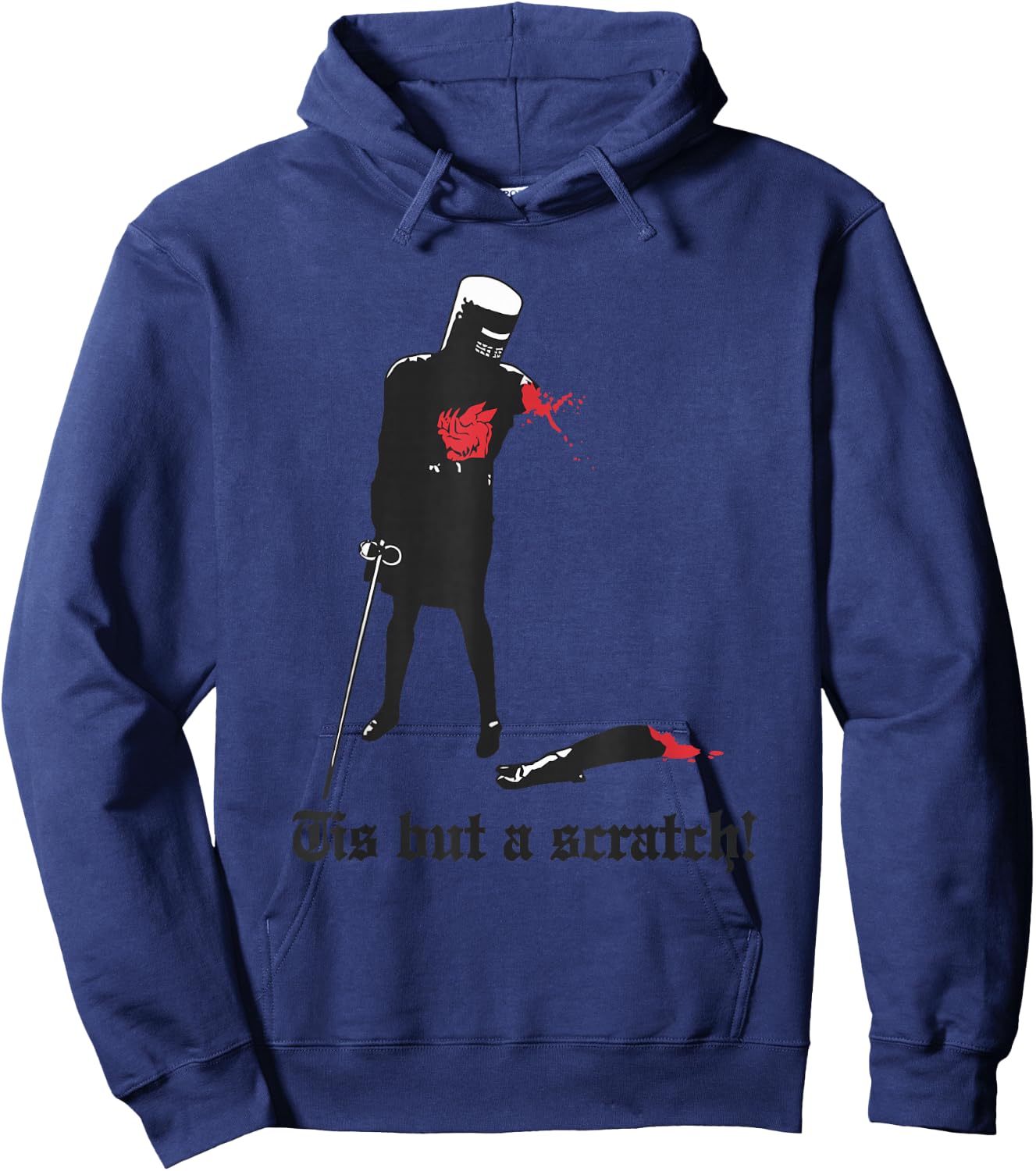 Tis But A Scratch! Apparel Hoodie - Hoodie | Navy